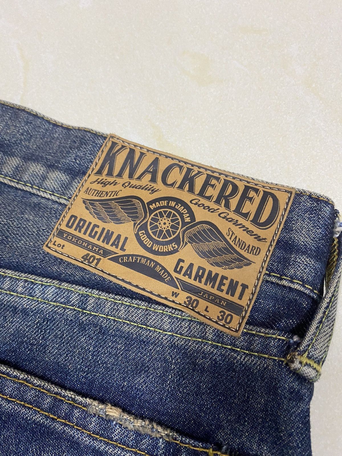 Japanese Brand Paint Splash Denim