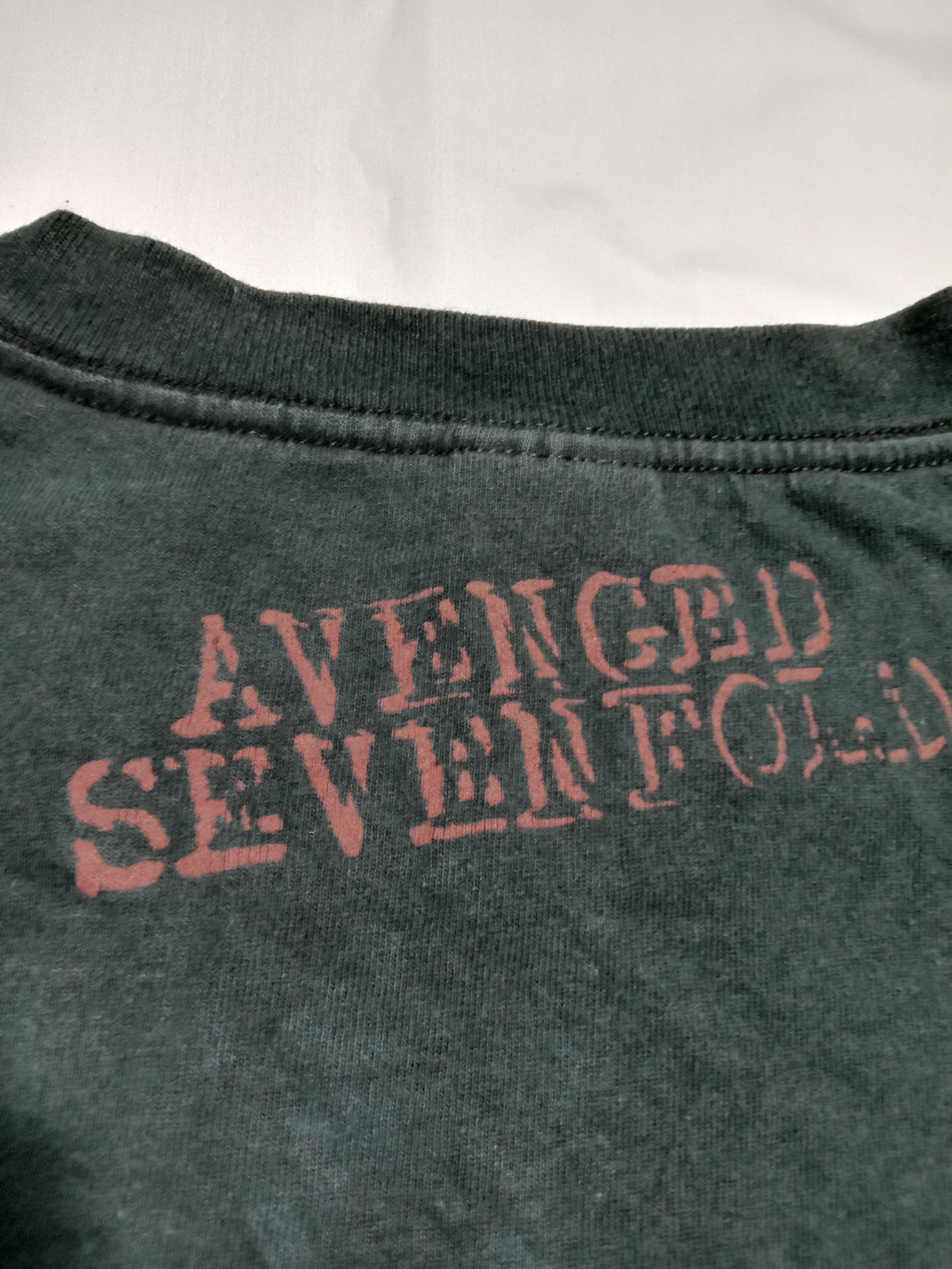 Band Tees Vintage Y2K Avenged Sevenfold A7X Band Tees Size US L / EU 52-54 / 3 - 3 Thumbnail
