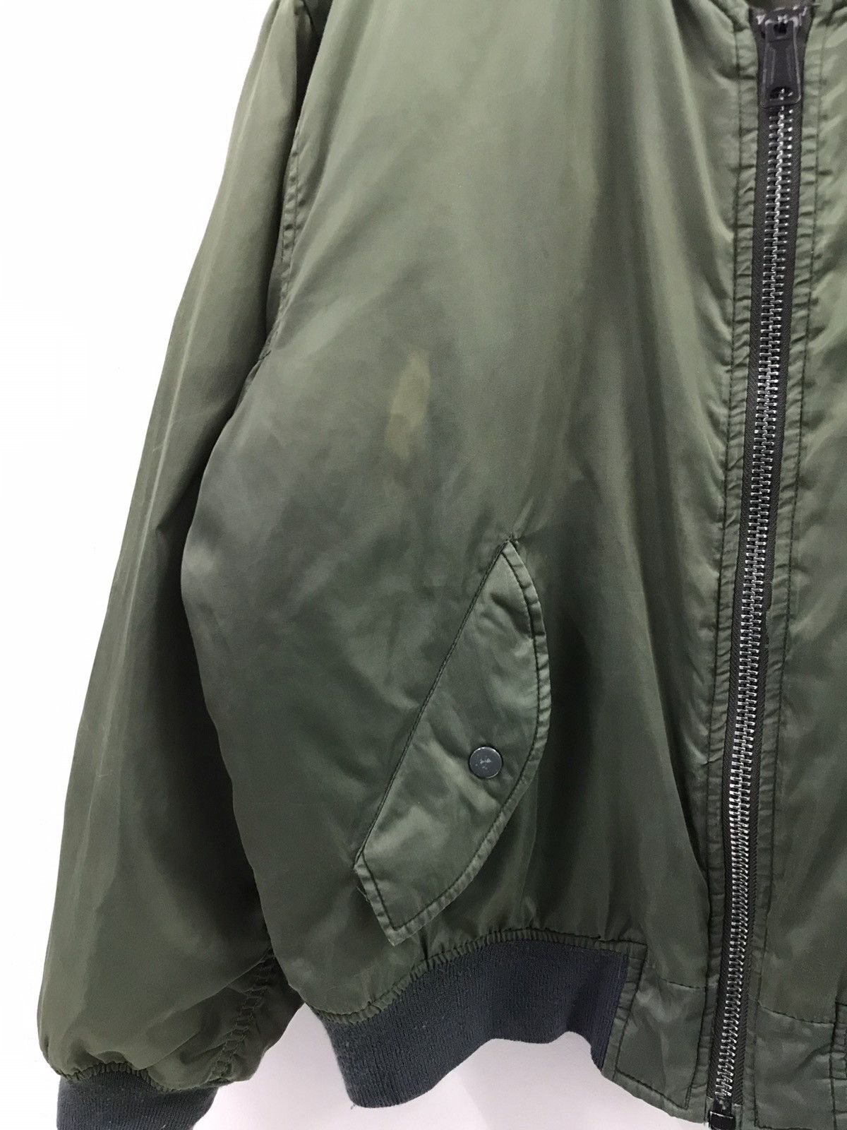 Vintage Vintage Phantom Military Bomber Jacket Sun Faded Size US L / EU 52-54 / 3 - 7 Thumbnail