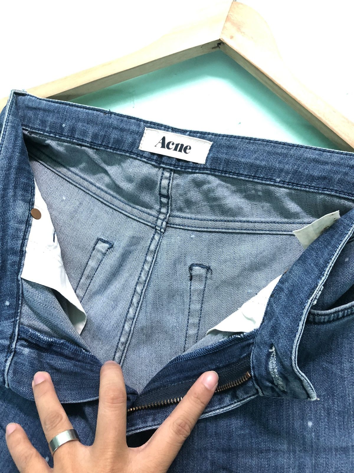 Acne Studios ACNE SNOW WASH SOFT DENIM JEANS Size US 28 / EU 44 - 4 Thumbnail