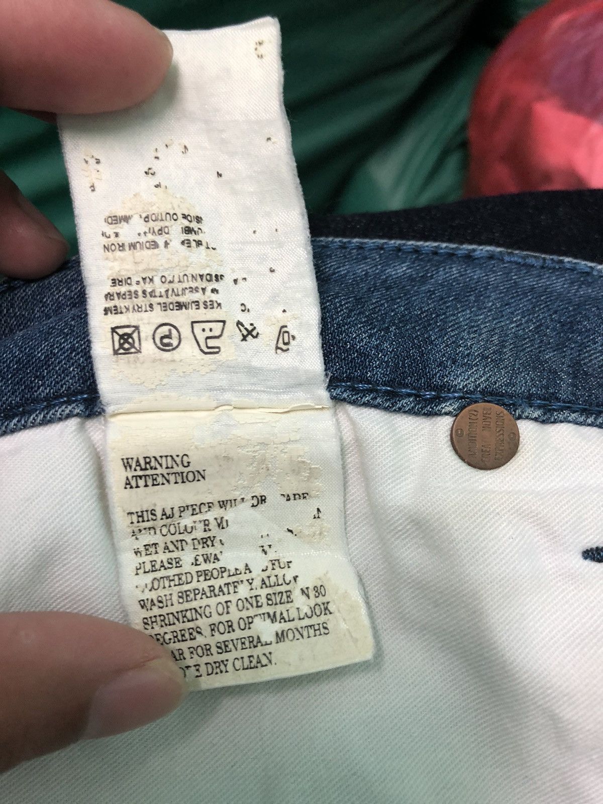 Acne Studios ACNE SNOW WASH SOFT DENIM JEANS Size US 28 / EU 44 - 9 Thumbnail