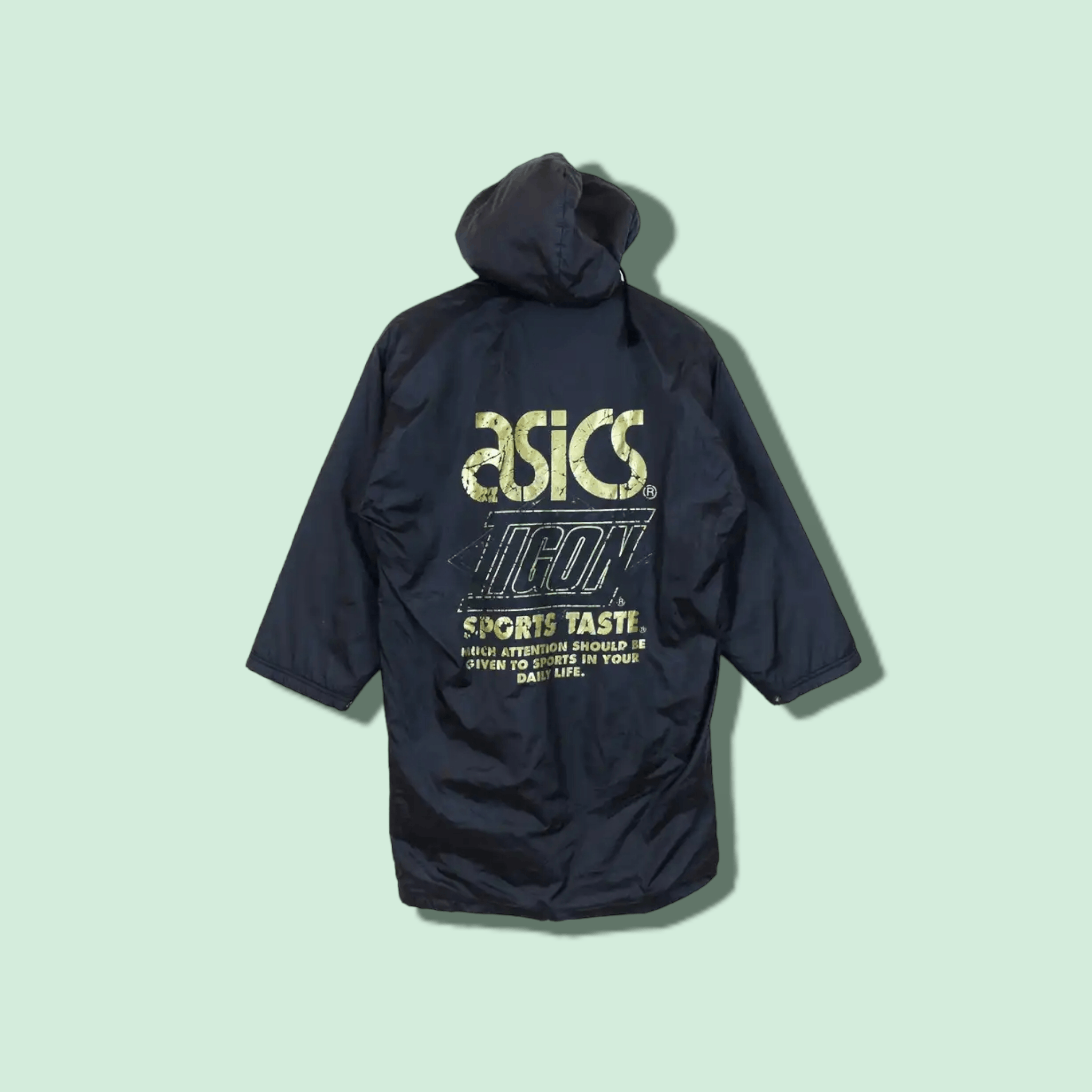 Asics ASICS Tigon Sportswear Windbreaker Parka Jacket Size US S / EU 44-46 / 1 - 1 Thumbnail