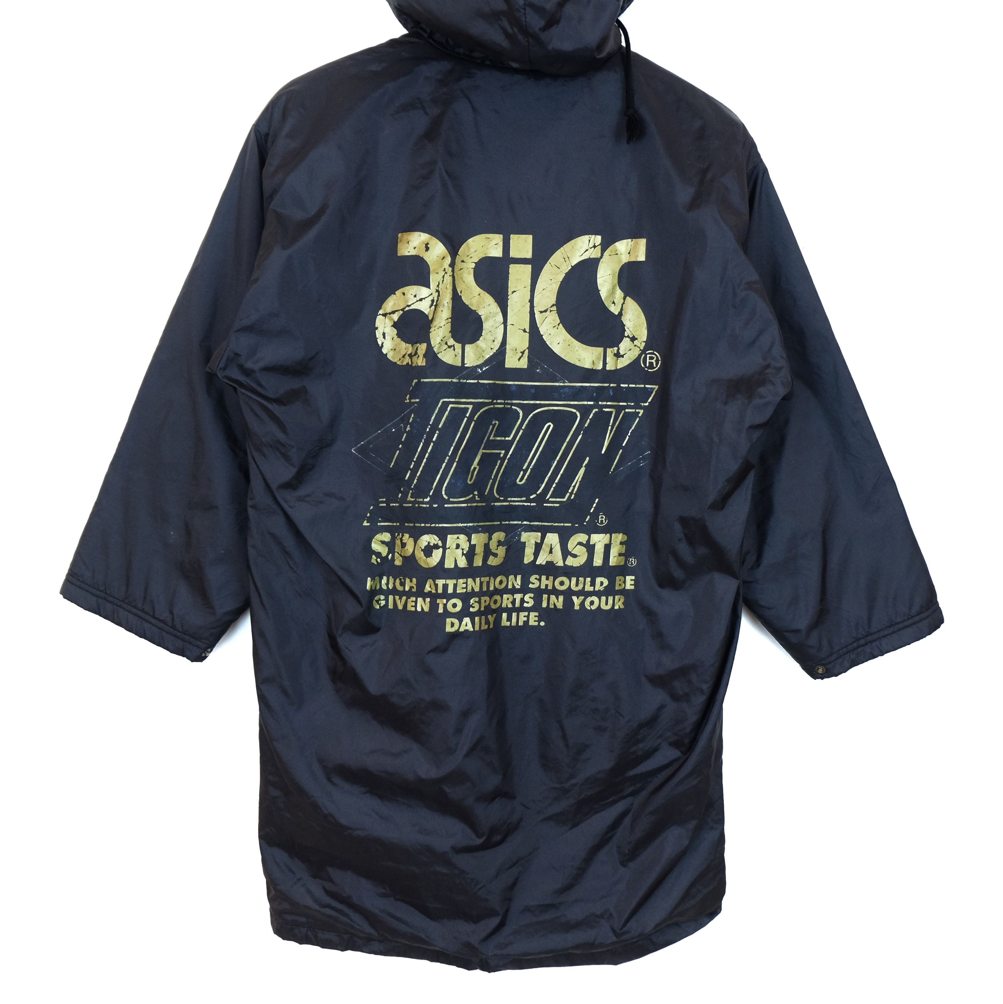 Asics ASICS Tigon Sportswear Windbreaker Parka Jacket Size US S / EU 44-46 / 1 - 2 Thumbnail