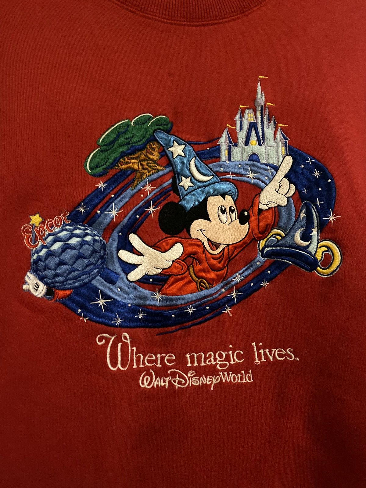 Disney Vintage Embroidered Mickey Mouse Disney Crewneck Fits M Size US XL / EU 56 / 4 - 2 Thumbnail
