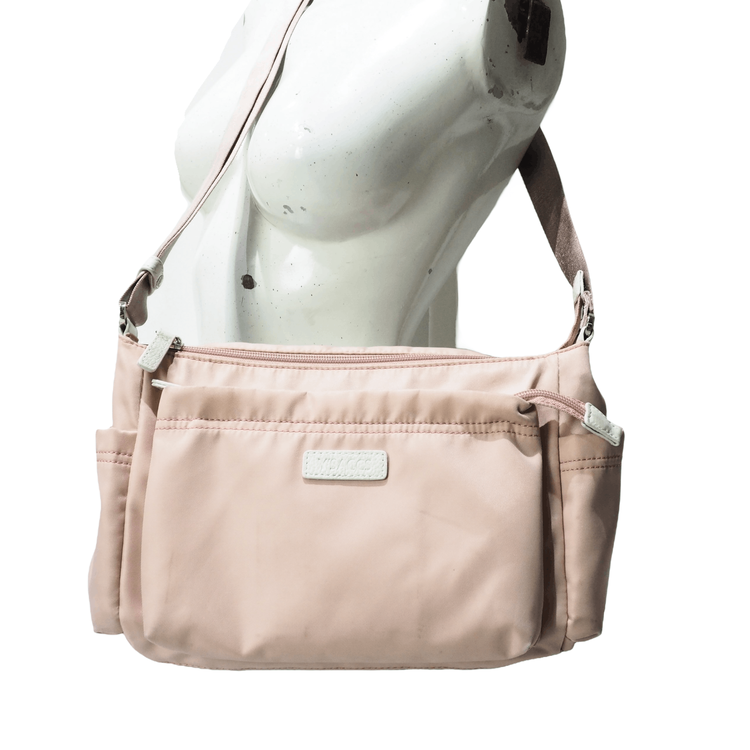 Y's for Men × Yohji Yamamoto Pink Multi-Pocket Utility Shoulder Bag Size ONE SIZE - 1 Thumbnail