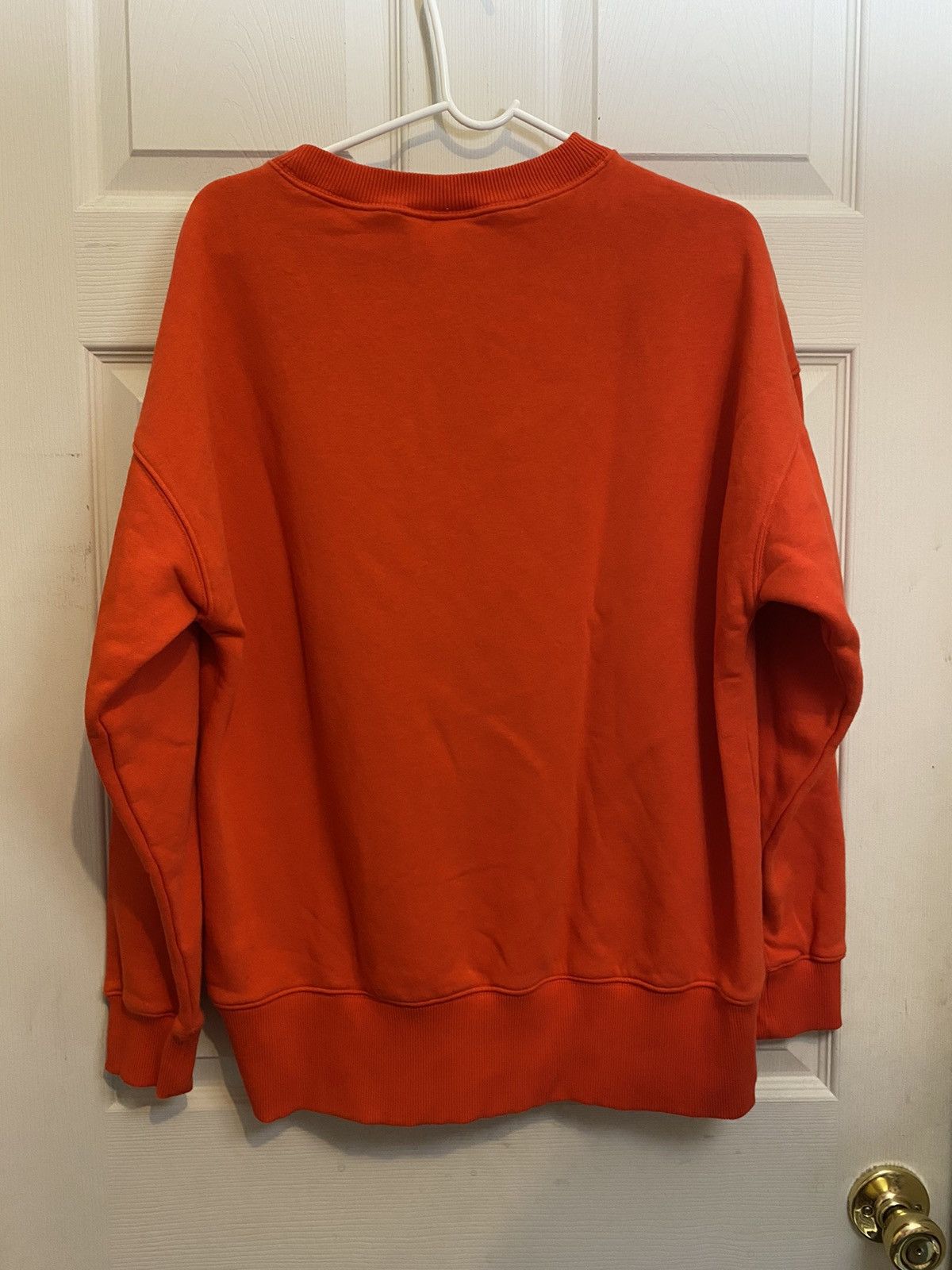 Adidas Adidas Oversized Center Swoosh Logo Embroidered Crewneck Size US S / EU 44-46 / 1 - 5 Thumbnail
