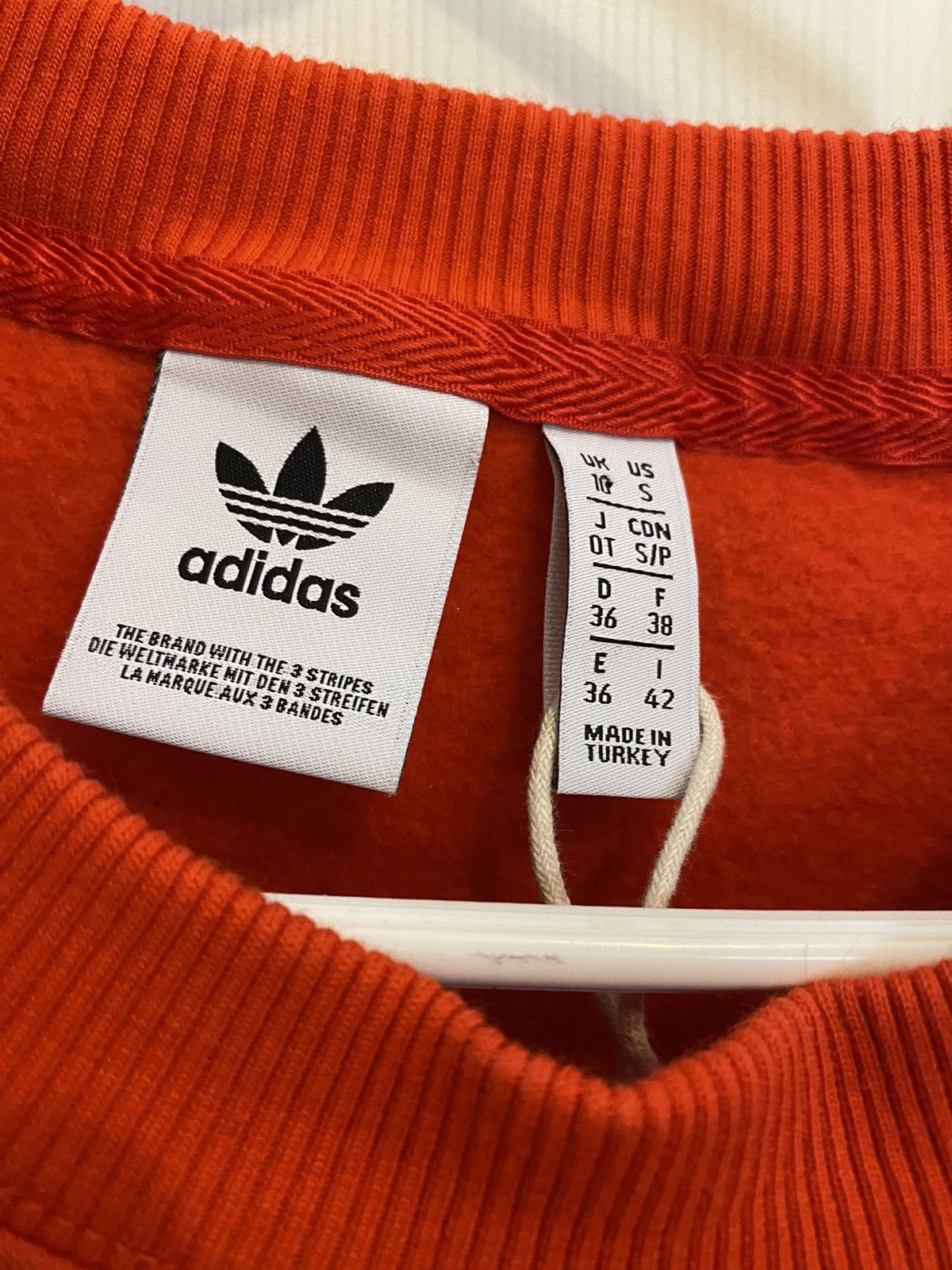 Adidas Adidas Oversized Center Swoosh Logo Embroidered Crewneck Size US S / EU 44-46 / 1 - 3 Thumbnail