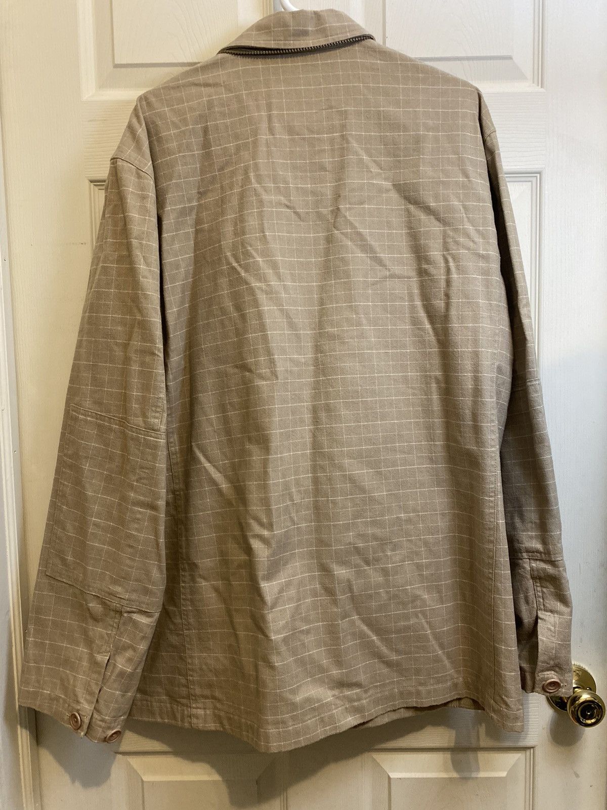 Stussy Stussy Cream Work Jacket Chore Coat Size US XL / EU 56 / 4 - 5 Thumbnail
