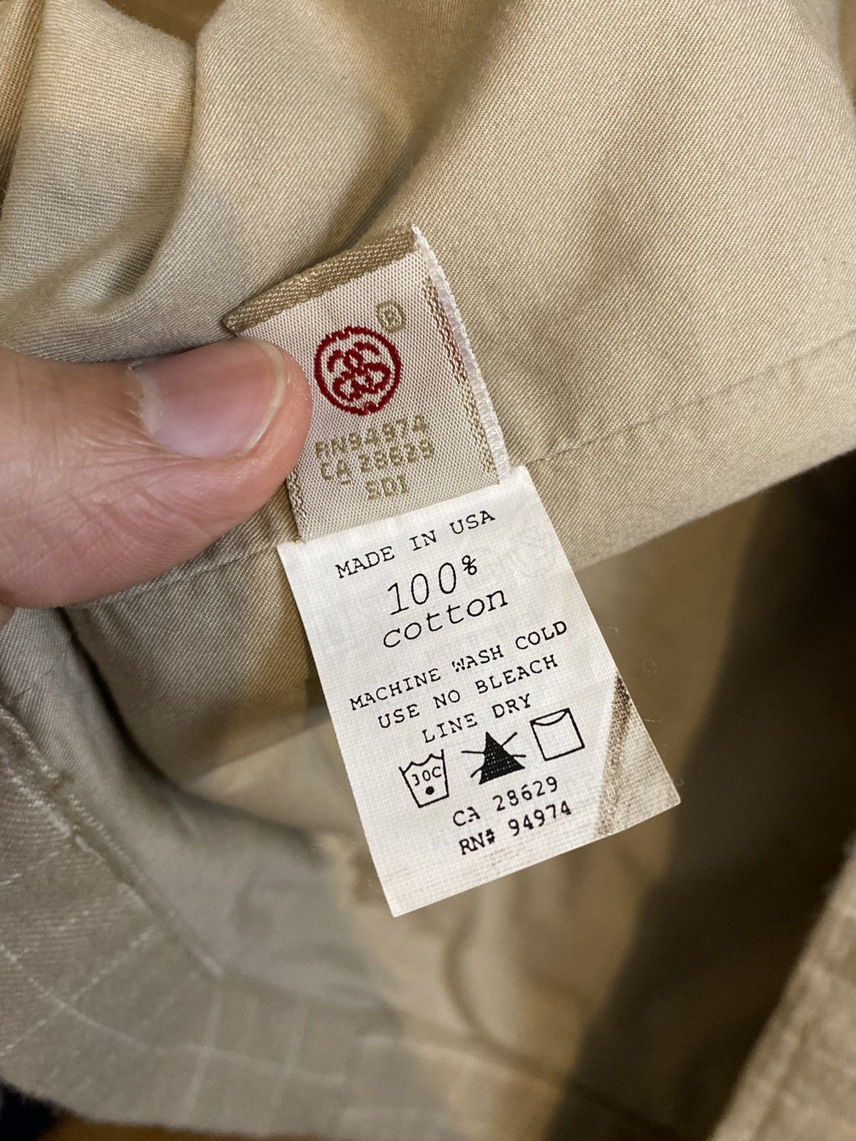 Stussy Stussy Cream Work Jacket Chore Coat Size US XL / EU 56 / 4 - 3 Thumbnail