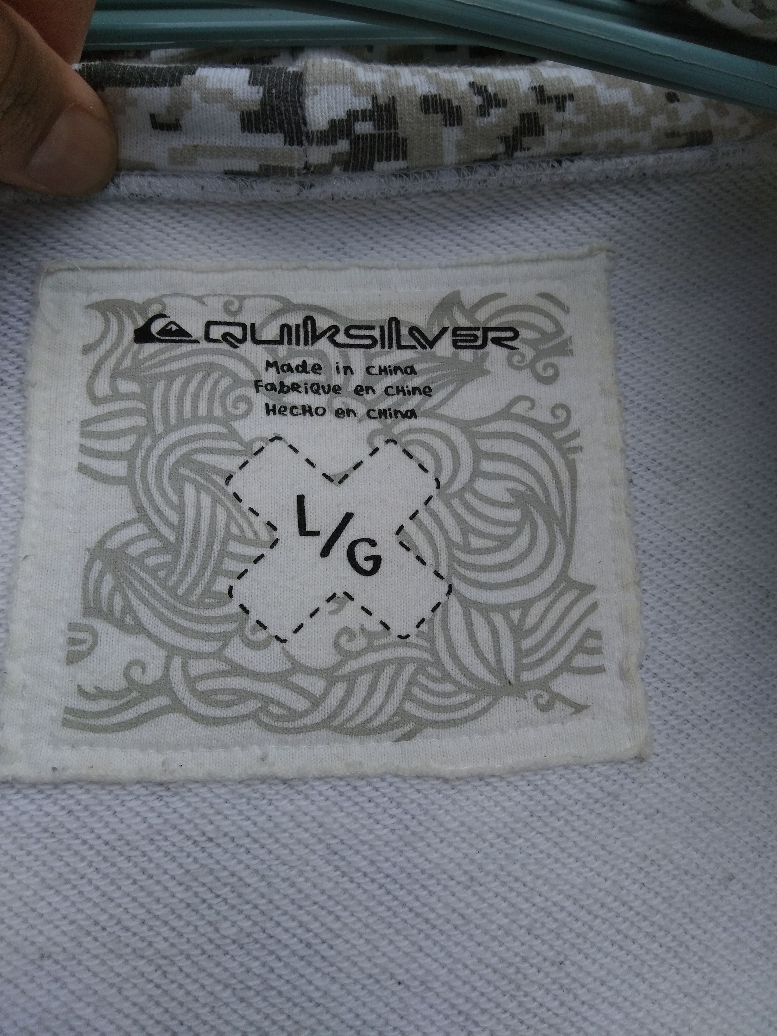 Quiksilver VINTAGE QUIKSILVER HOODIE JACKET Size US L / EU 52-54 / 3 - 12 Thumbnail