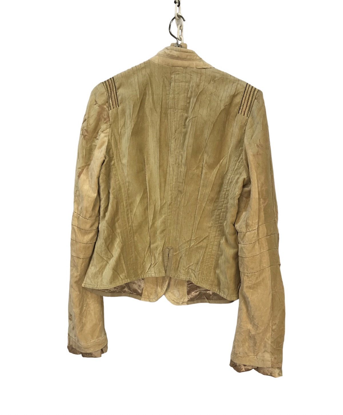 Designer × Marithe + Francois Girbaud Marithe Francois girbaud velvet printed croptop jacket Size M / US 6-8 / IT 42-44 - 2 Thumbnail