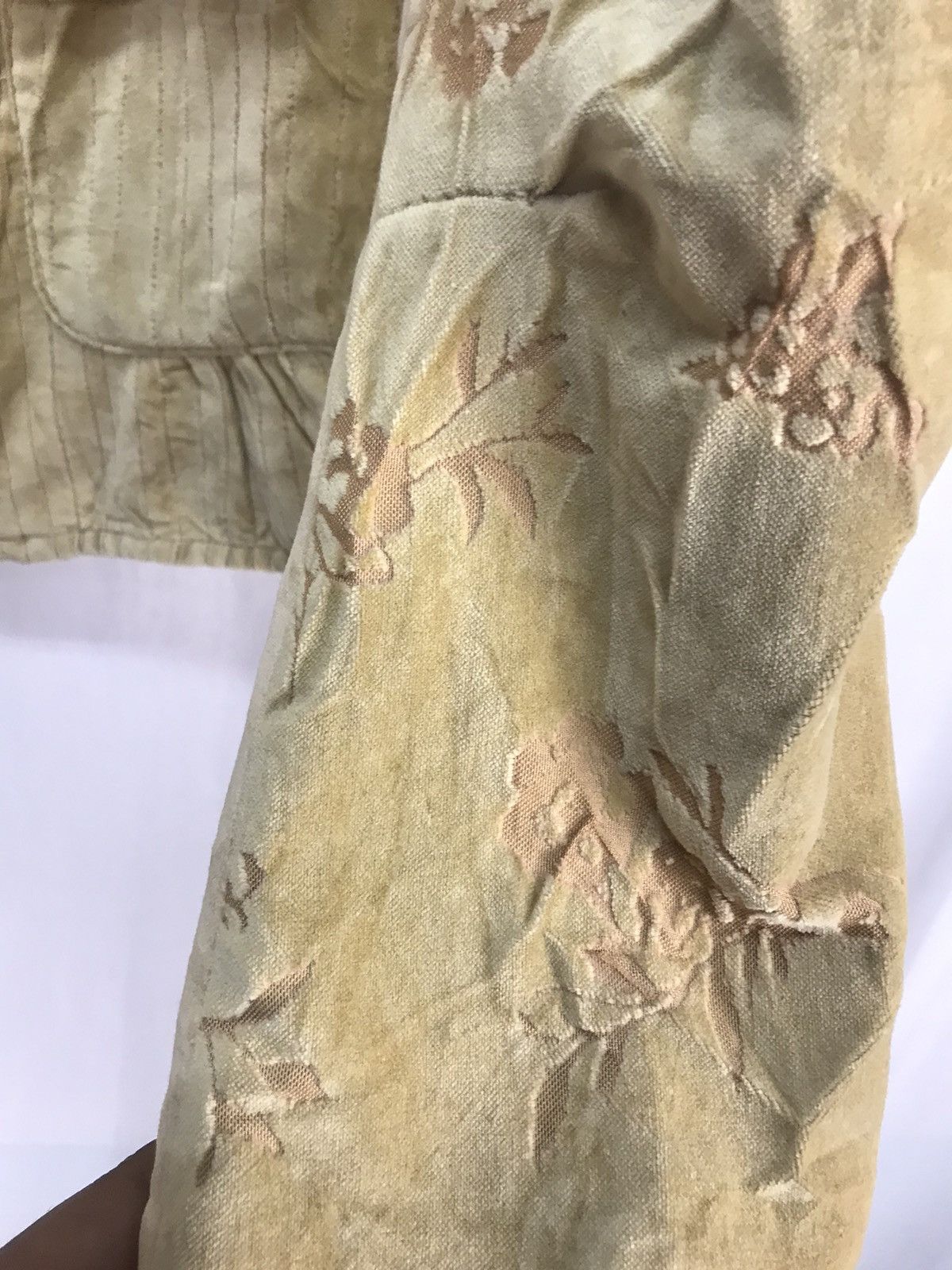 Designer × Marithe + Francois Girbaud Marithe Francois girbaud velvet printed croptop jacket Size M / US 6-8 / IT 42-44 - 6 Thumbnail