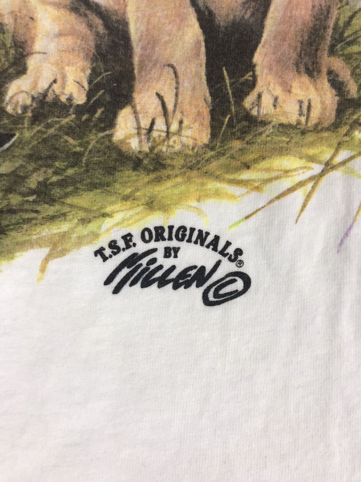 Vintage 90s T.S.F Original Made in USA Single Pocket Graphic Tee Size US S / EU 44-46 / 1 - 4 Thumbnail