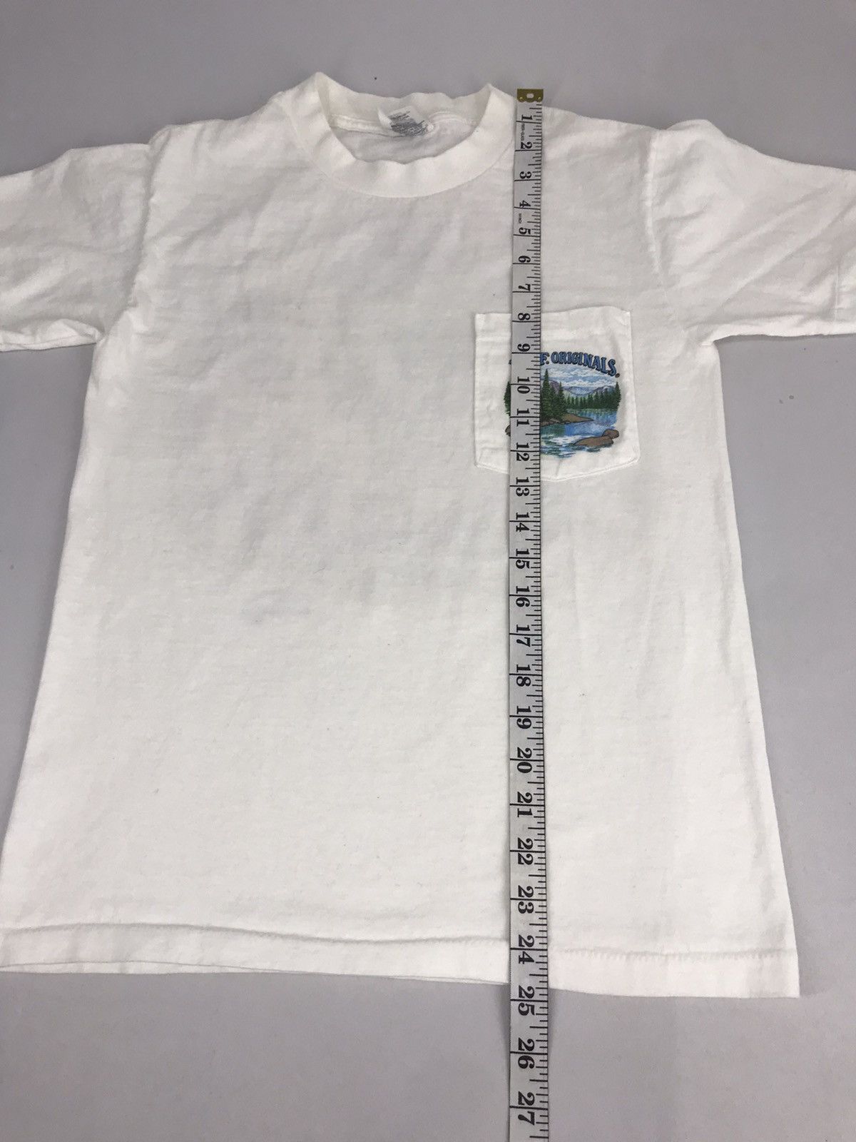 Vintage 90s T.S.F Original Made in USA Single Pocket Graphic Tee Size US S / EU 44-46 / 1 - 9 Thumbnail