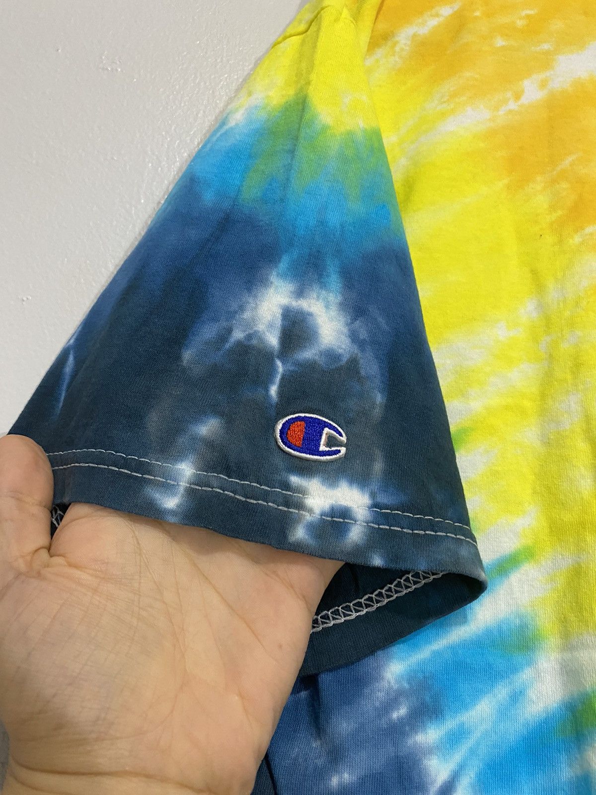 Champion Vintage 1998 World Series New York Yankees Tie Dye T-Shirt Size US XXL / EU 58 / 5 - 2 Thumbnail