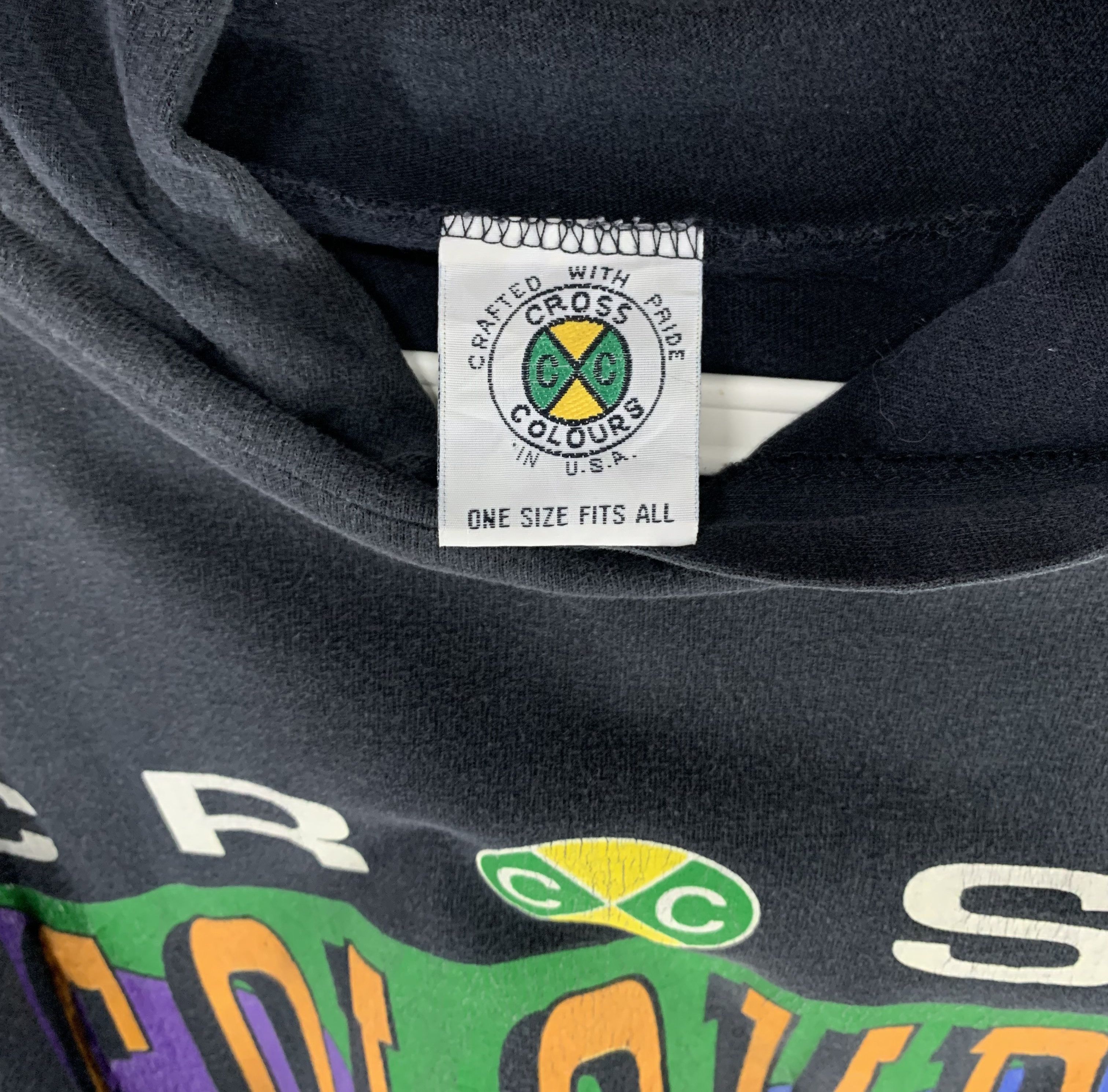 Cross Colours × Rap Tees × Vintage Cross Clours spellout big logo vintage 90s hoodies Size US XL / EU 56 / 4 - 7 Thumbnail