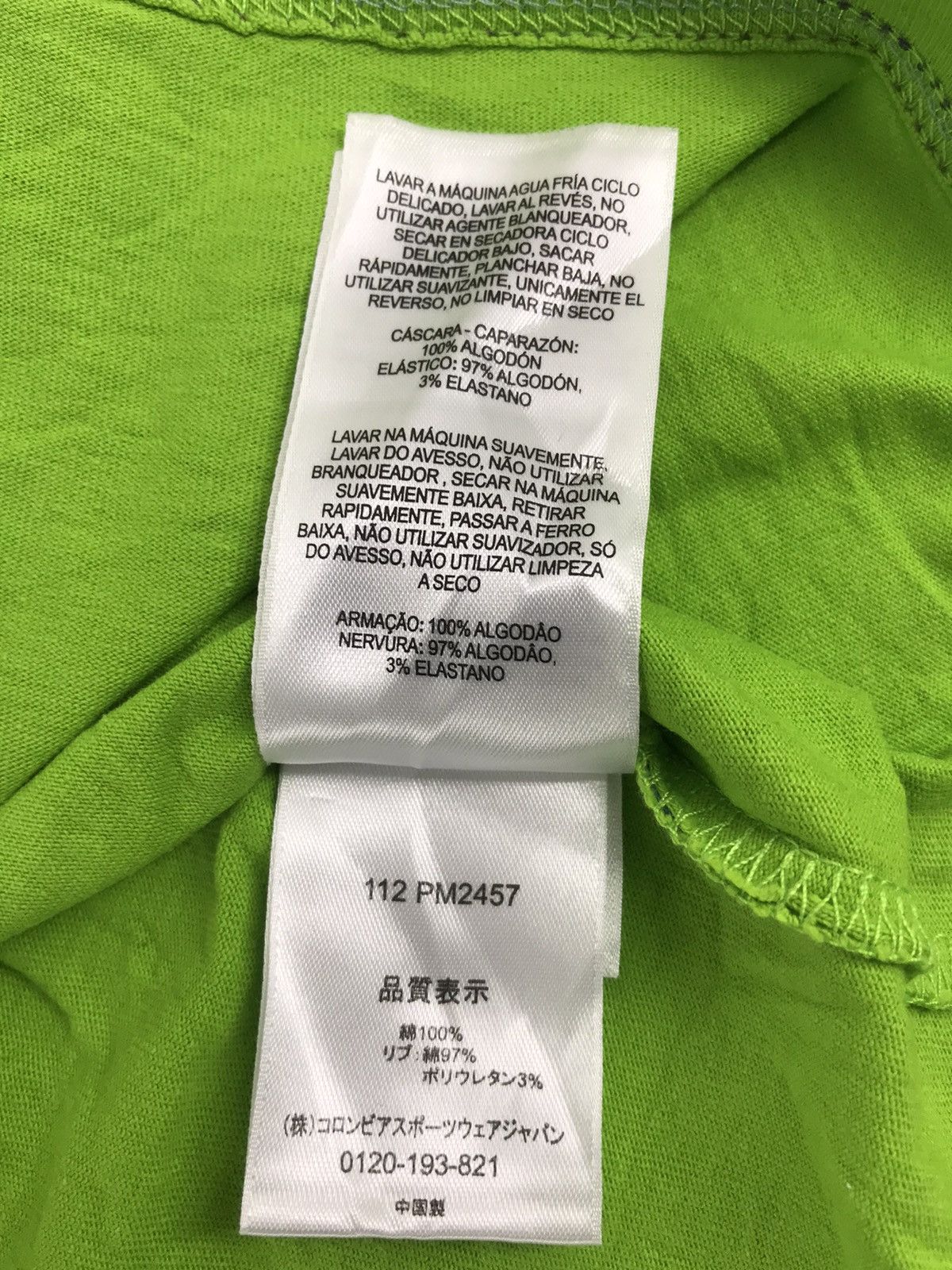 Columbia × Vintage Vintage 90s Columbia Nature With Love Spell Out Tee Size US M / EU 48-50 / 2 - 9 Thumbnail