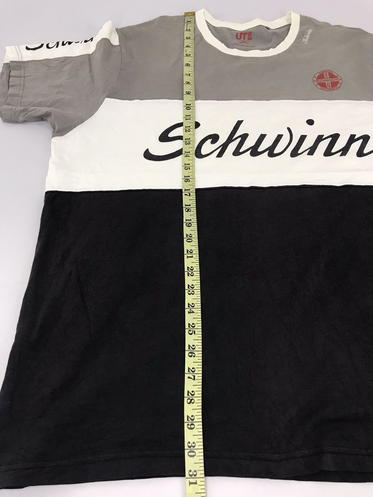 Japanese Brand Schwin Bicycle Brand Spell Out Tee T-shirt Side Tape Size US XXL / EU 58 / 5 - 9 Thumbnail