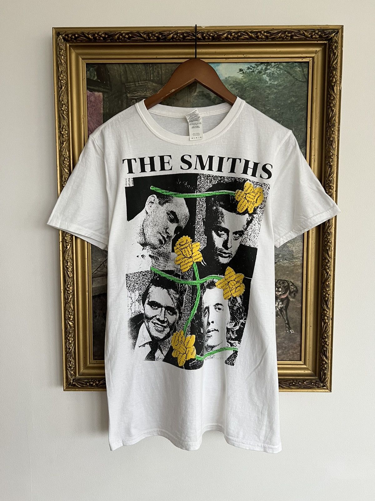 Vintage 2000s The Smiths White Tee (Stone Roses) - Short Sleeve T 