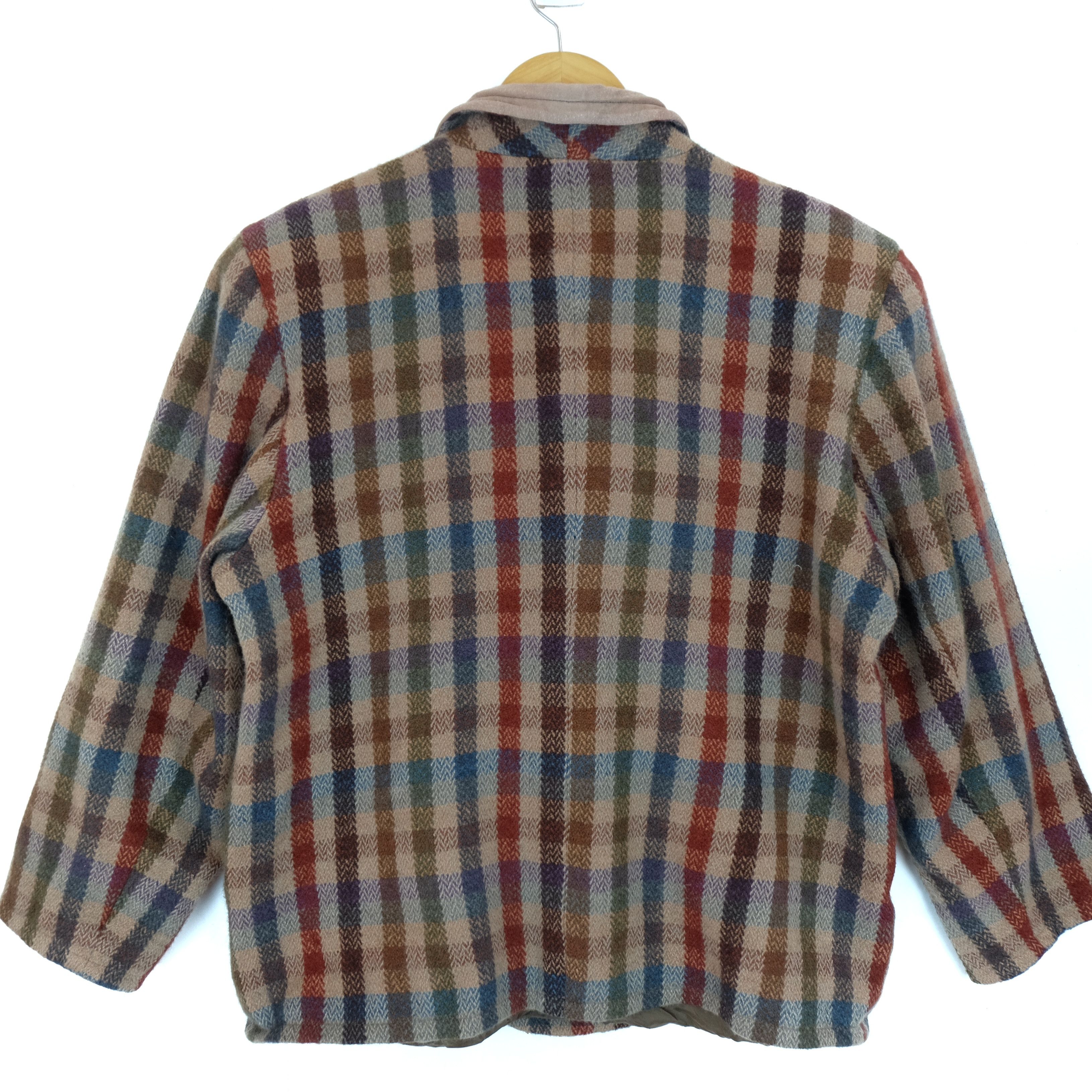 Japanese Brand LUMIERE MODE Check Smart Casual Blazer Coat Size XL / US 12-14 / IT 48-50 - 6 Thumbnail