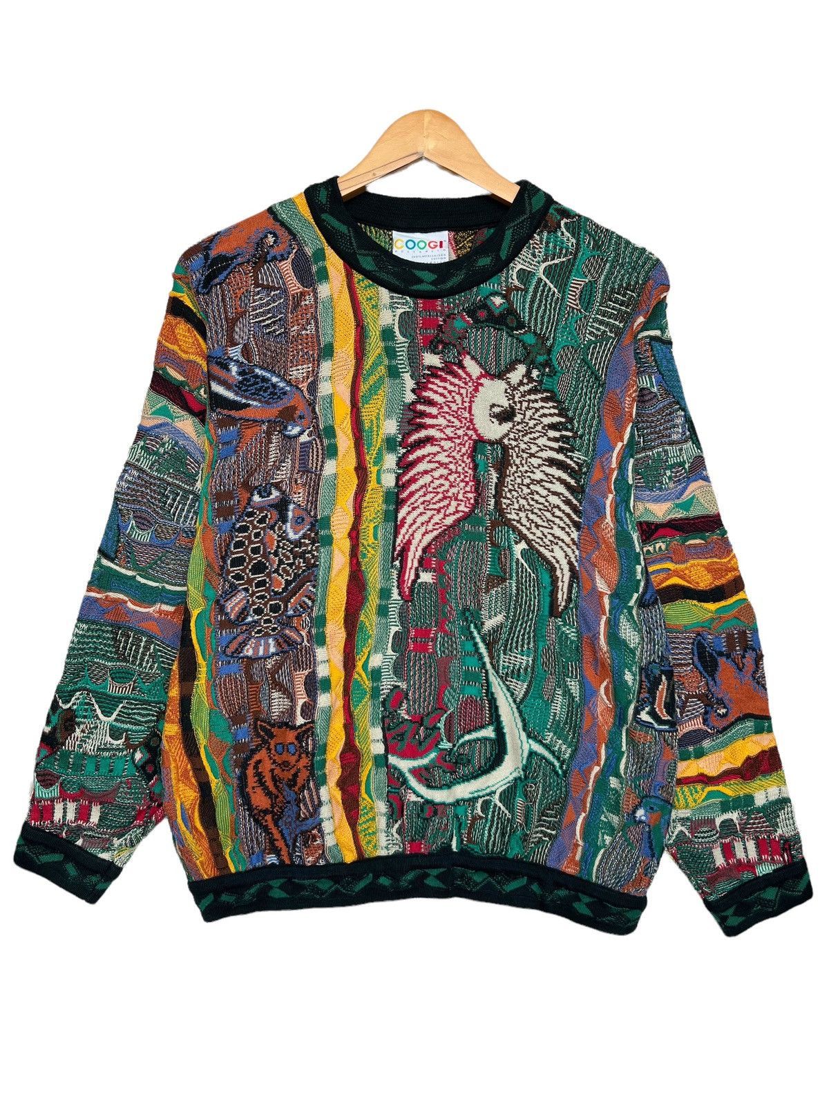 Coogi Vintage 90s Coogi Animal Knitwear Coogi Size M Size US M / EU 48-50 / 2 - 1 Thumbnail