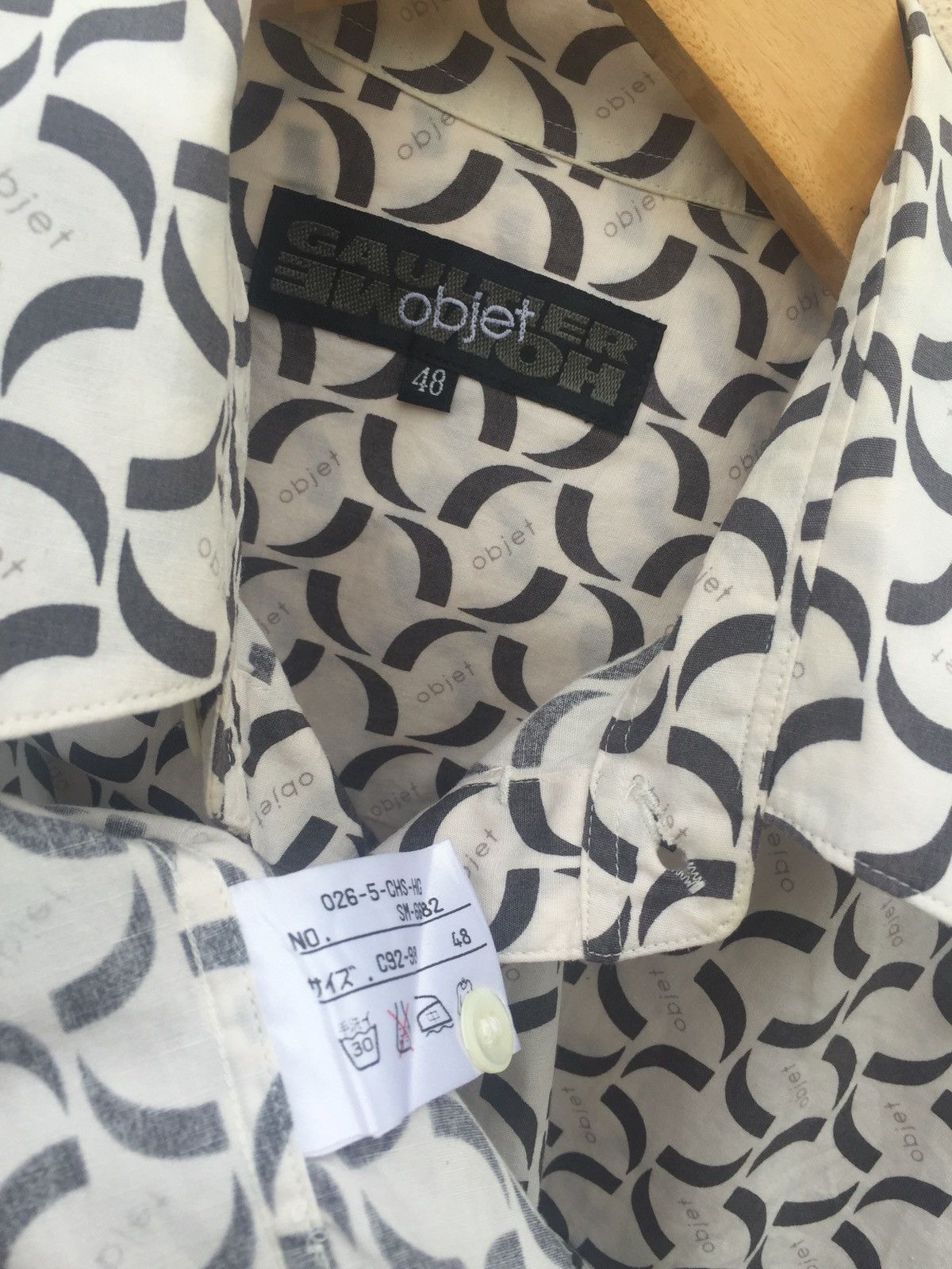 Gaultier Homme Objet JPG “Objet” All Over Print Shirt Size US M / EU 48-50 / 2 - 12 Thumbnail