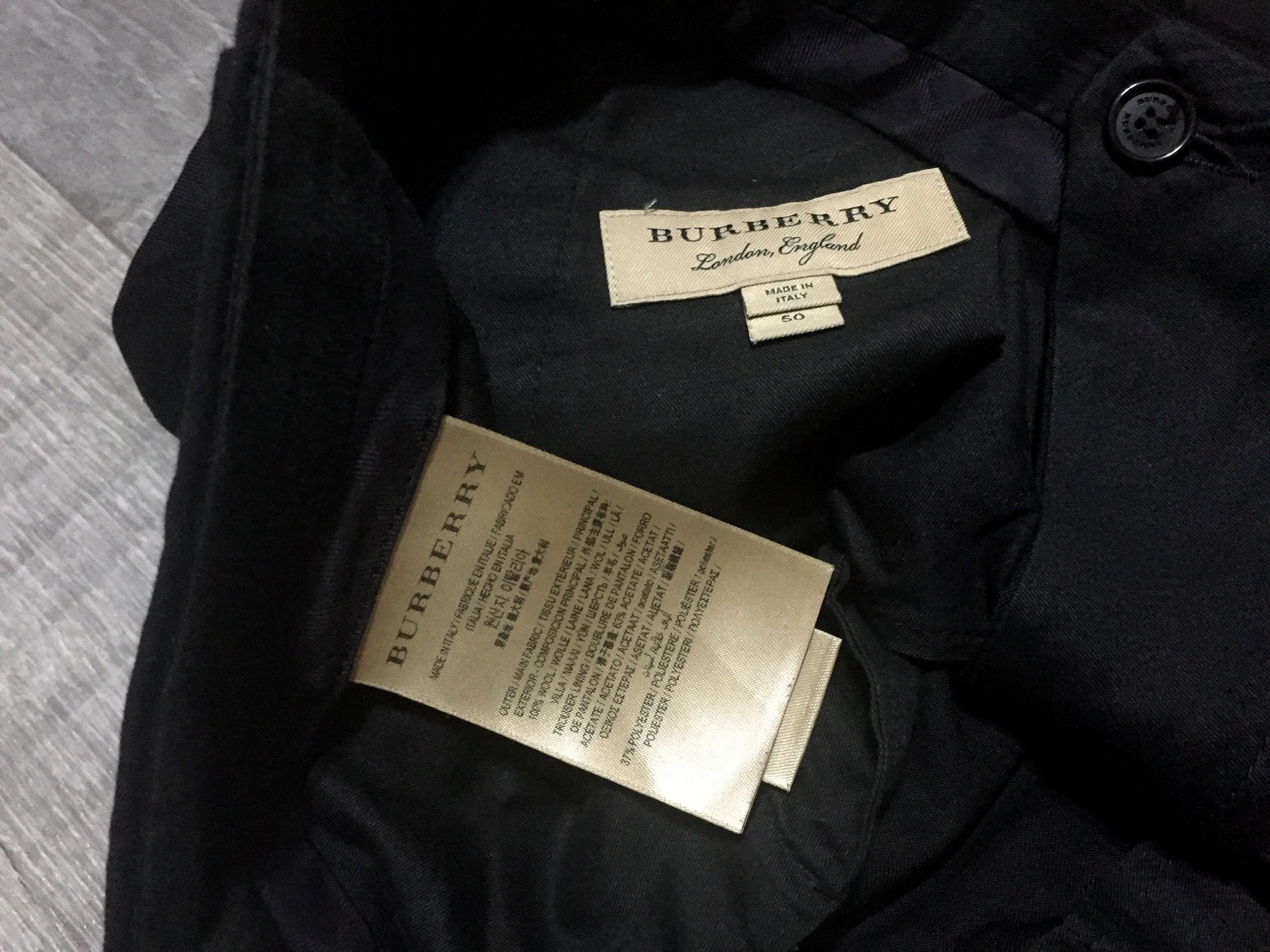 Burberry Burberry Formal Wool Pants Trousers Casual Size 50R - 6 Thumbnail
