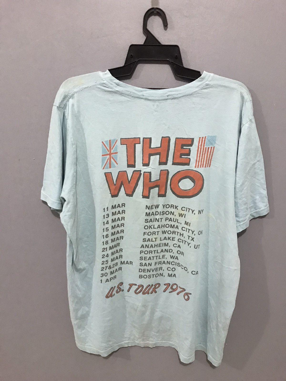 Band Tees The Who Distressed band tour - not leather jacket coat Size US XL / EU 56 / 4 - 2 Thumbnail
