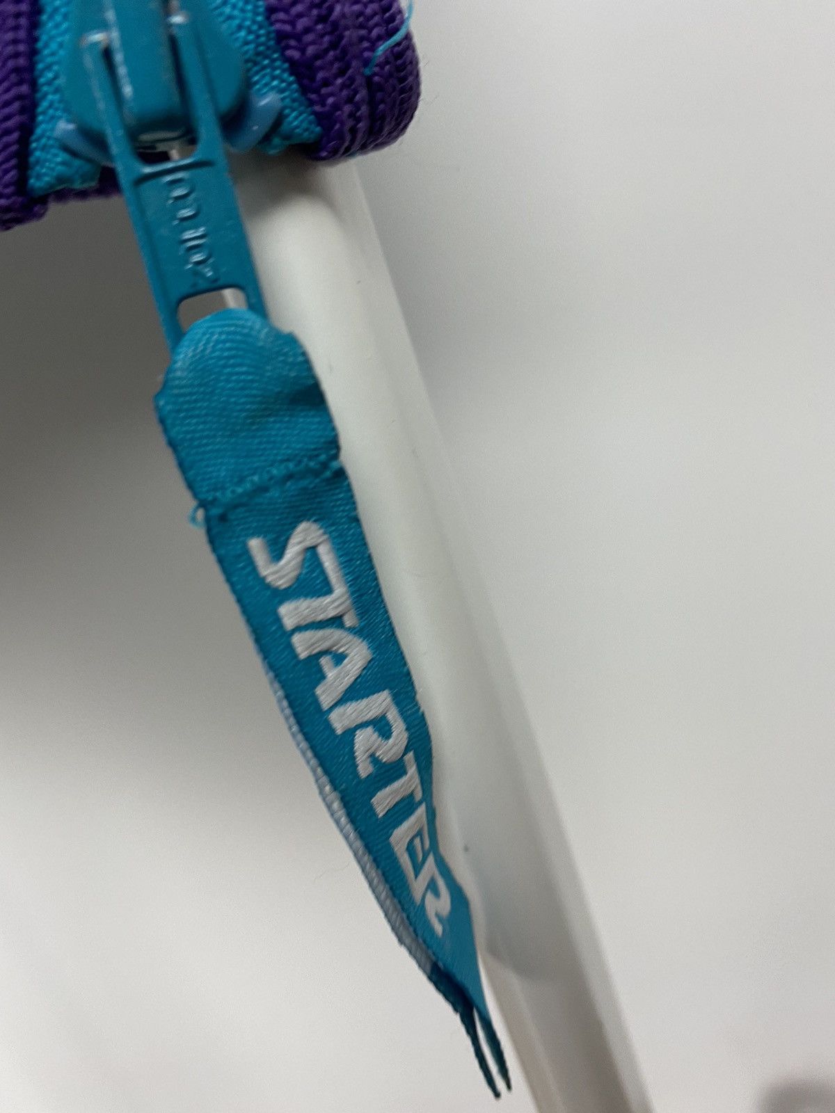 NBA × Starter × Vintage Charlotte Hornets Vintage big logo starter half zip jacket Size US L / EU 52-54 / 3 - 6 Thumbnail