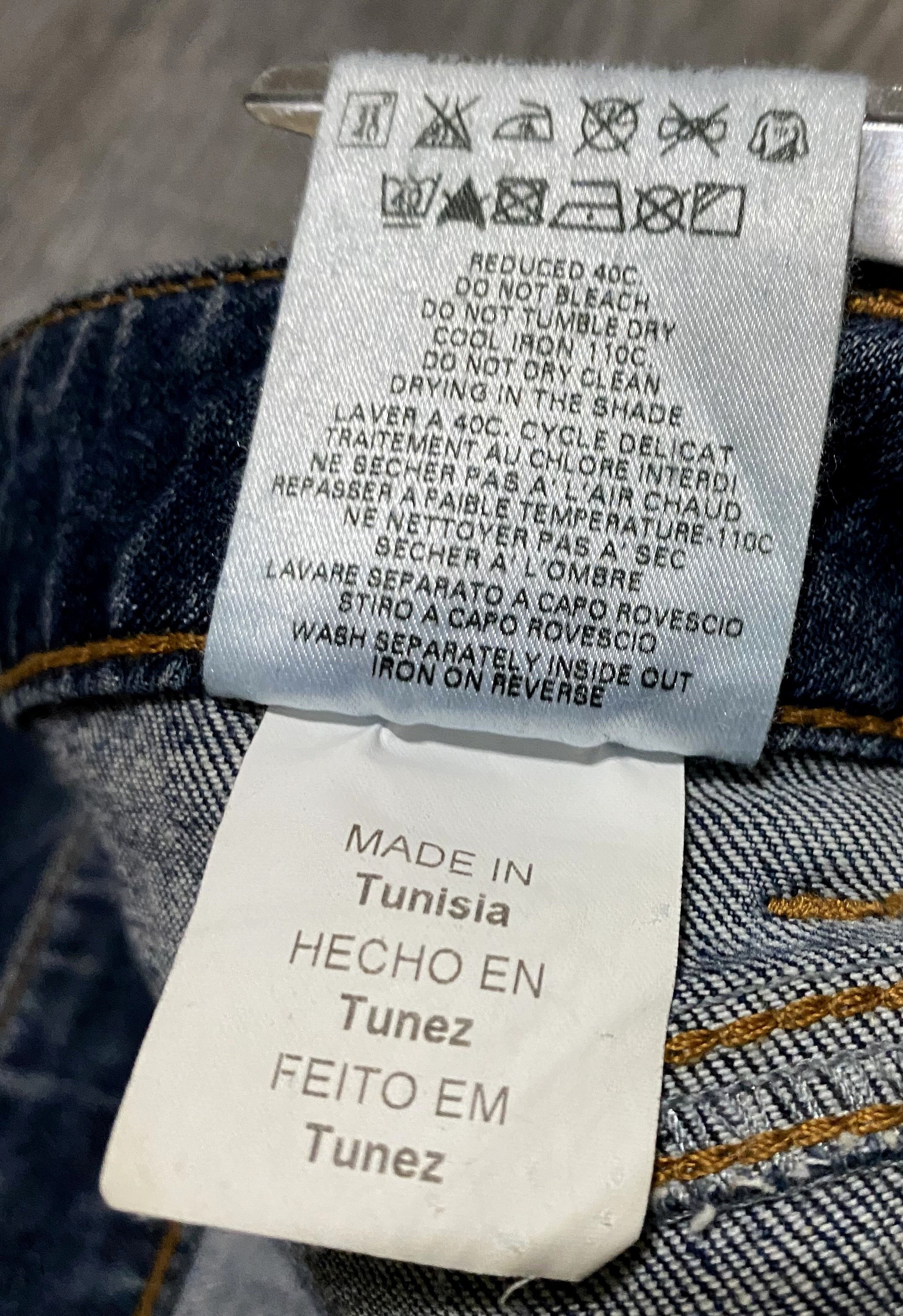 McQ Alexander McQueen Alexander Mcqueen Washed Jeans Denim Embroidered Vintage Size 27" / US 4 / IT 40 - 14 Thumbnail