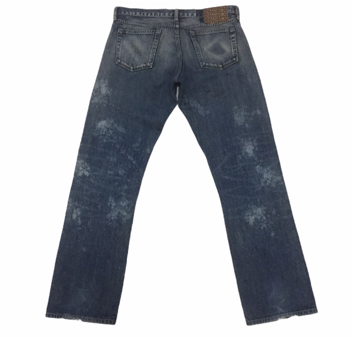 Japanese Brand Japanese jeans distressed patchwork denim Kurt cobain style Size US 32 / EU 48 - 2 Thumbnail