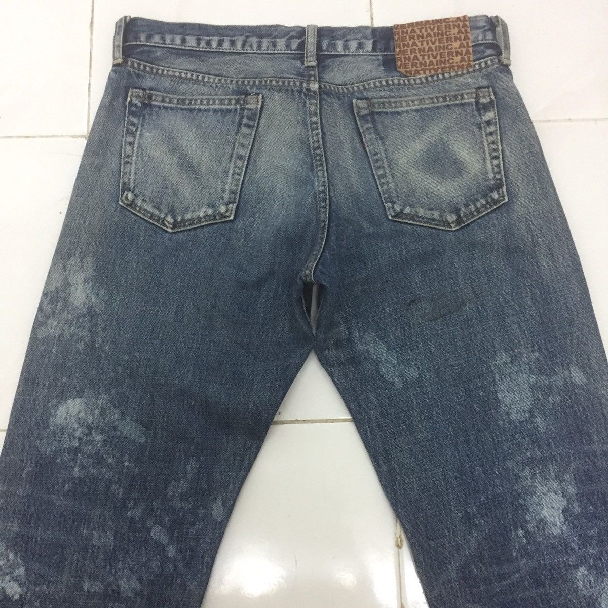 Japanese Brand Japanese jeans distressed patchwork denim Kurt cobain style Size US 32 / EU 48 - 7 Thumbnail