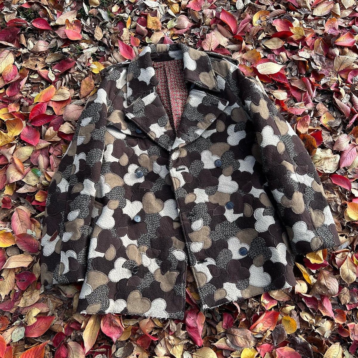 Number (N)ine × Takahiromiyashita The Soloist. NUMBER NINE 2003AW crying heart pactch work coat Size US L / EU 52-54 / 3 - 3 Thumbnail