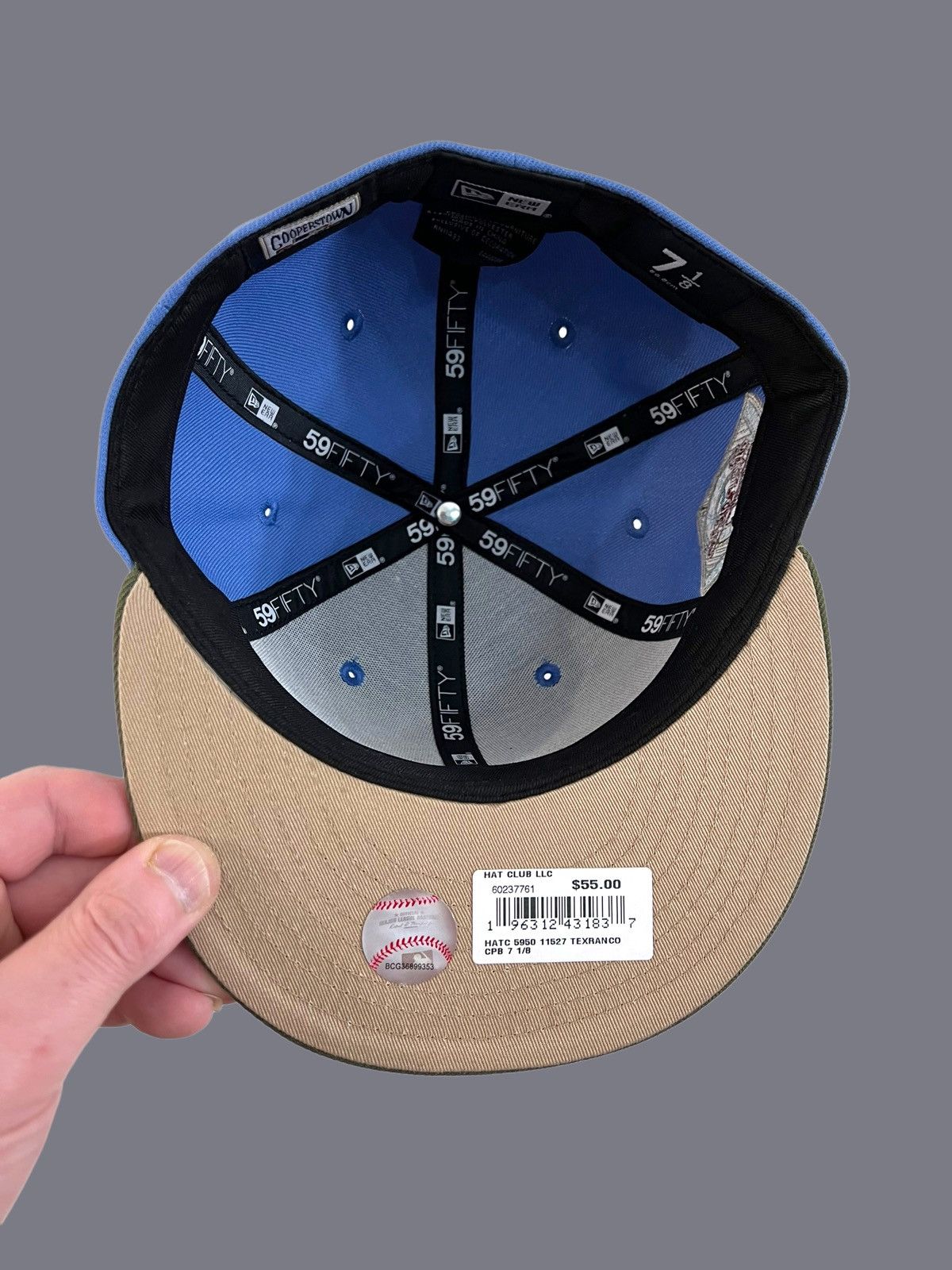 Hat Club × New Era 7 1/8 Hat Club Texas Rangers Great Outdoors New Era Fitted Size ONE SIZE - 5 Thumbnail