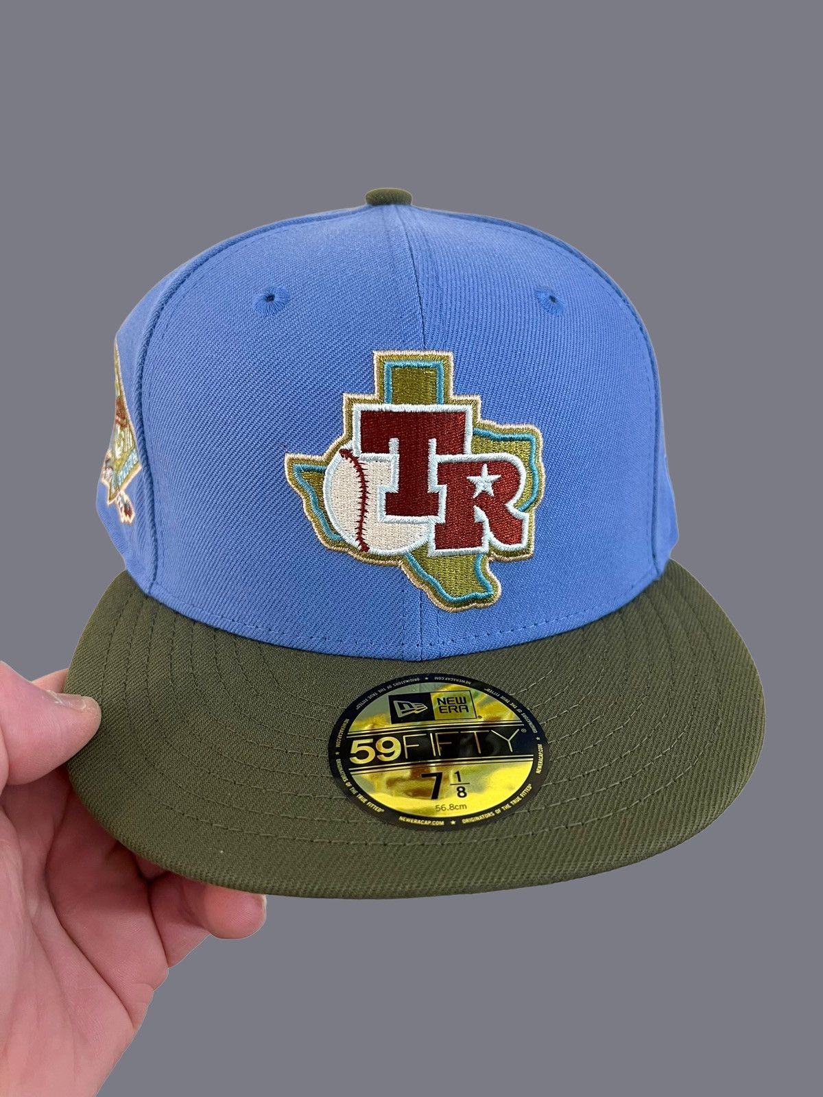 Hat Club × New Era 7 1/8 Hat Club Texas Rangers Great Outdoors New Era Fitted Size ONE SIZE - 2 Thumbnail
