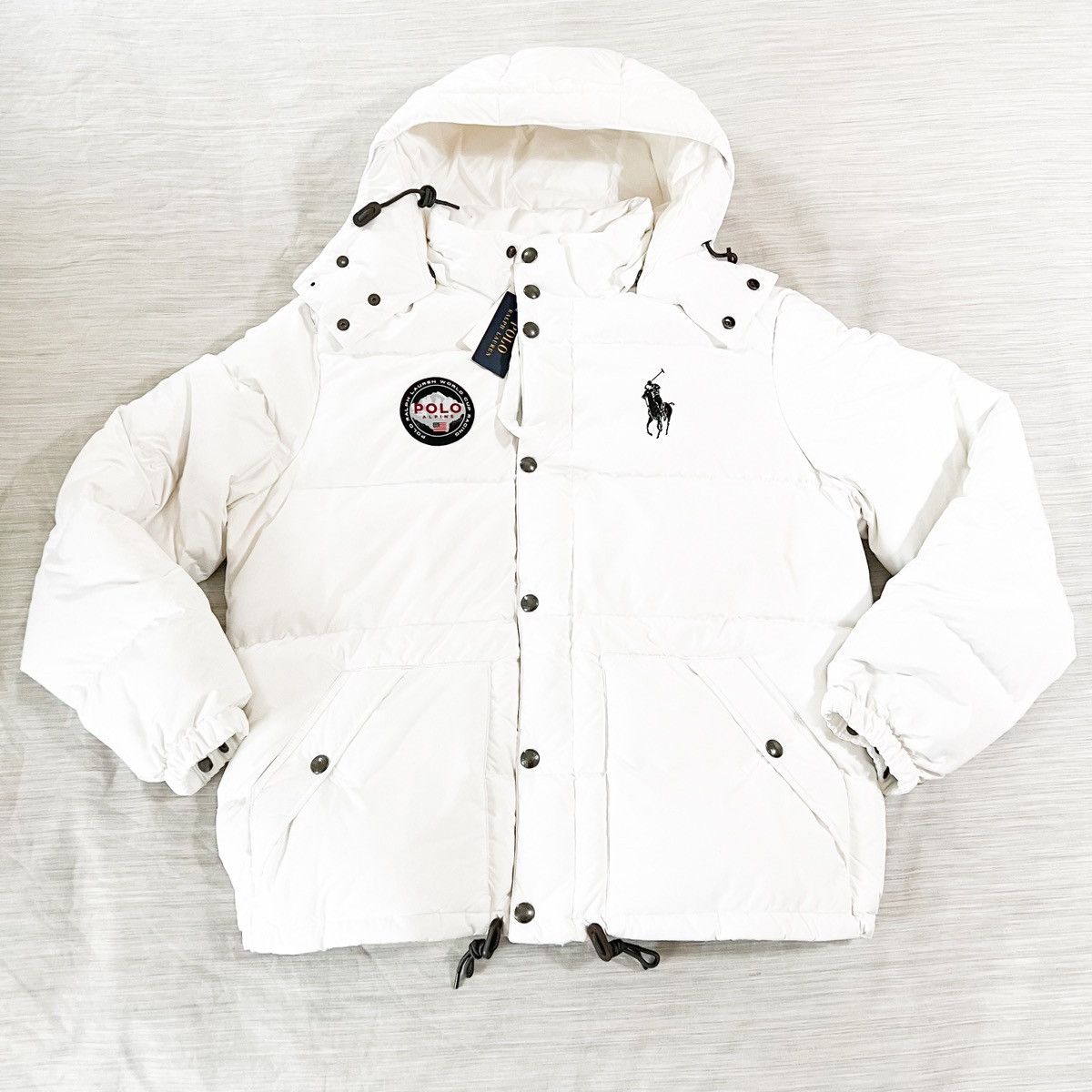 image of Polo Ralph Laurent Alpine Mens Puffer Jacket White (Size XL)
