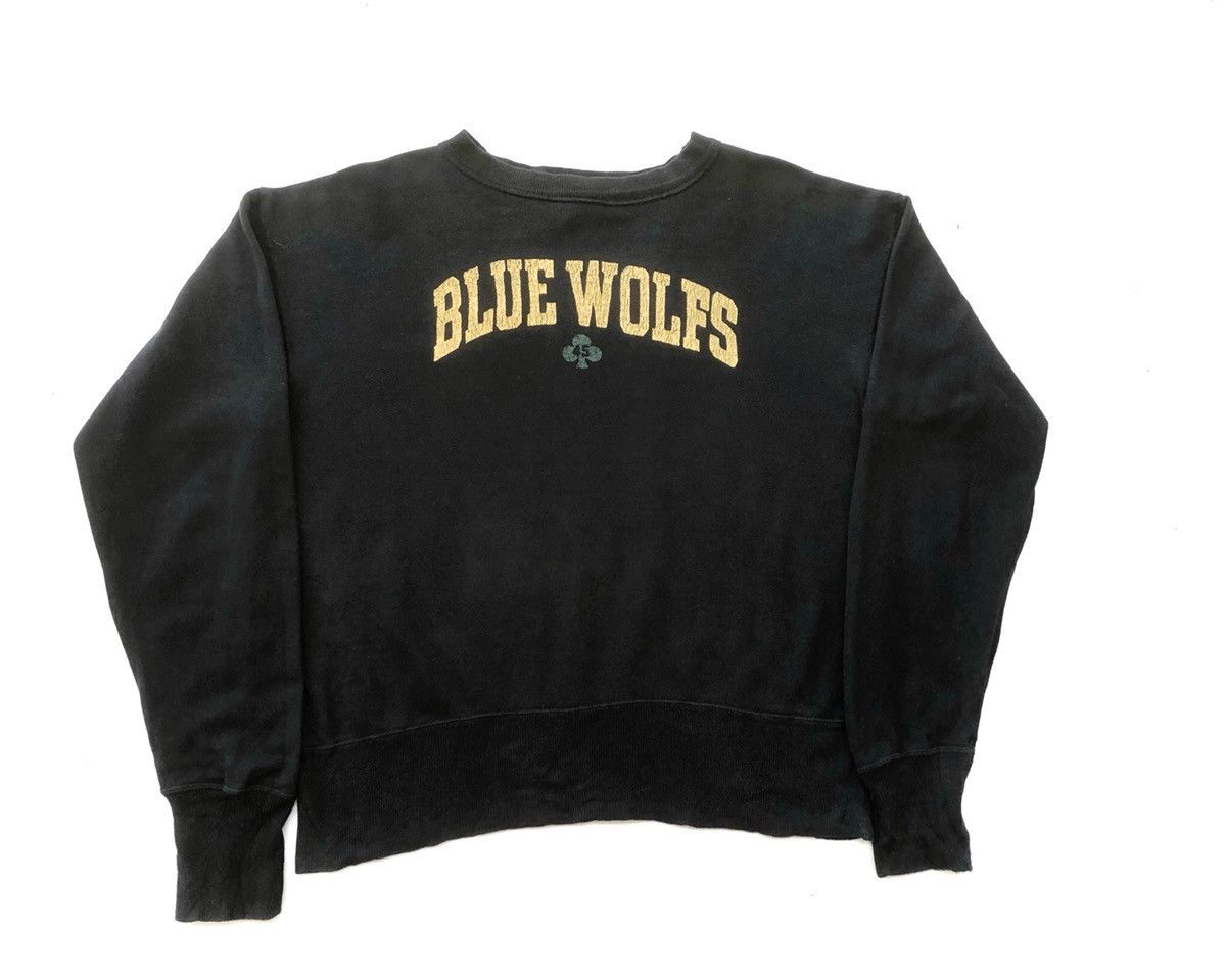 ❌DELETE 24H🔥BLUE WOLF HEAVY METAL Rock by 45RPM Sweatshirt