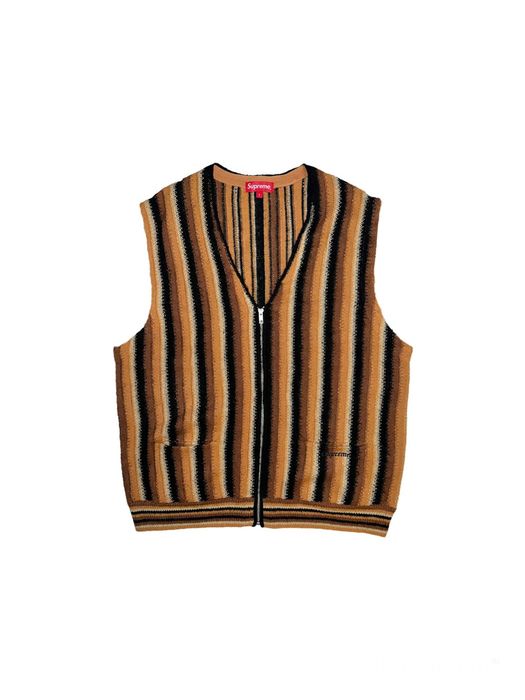 Supreme SS21 Supreme Stripe Sweater Vest Size L | Grailed