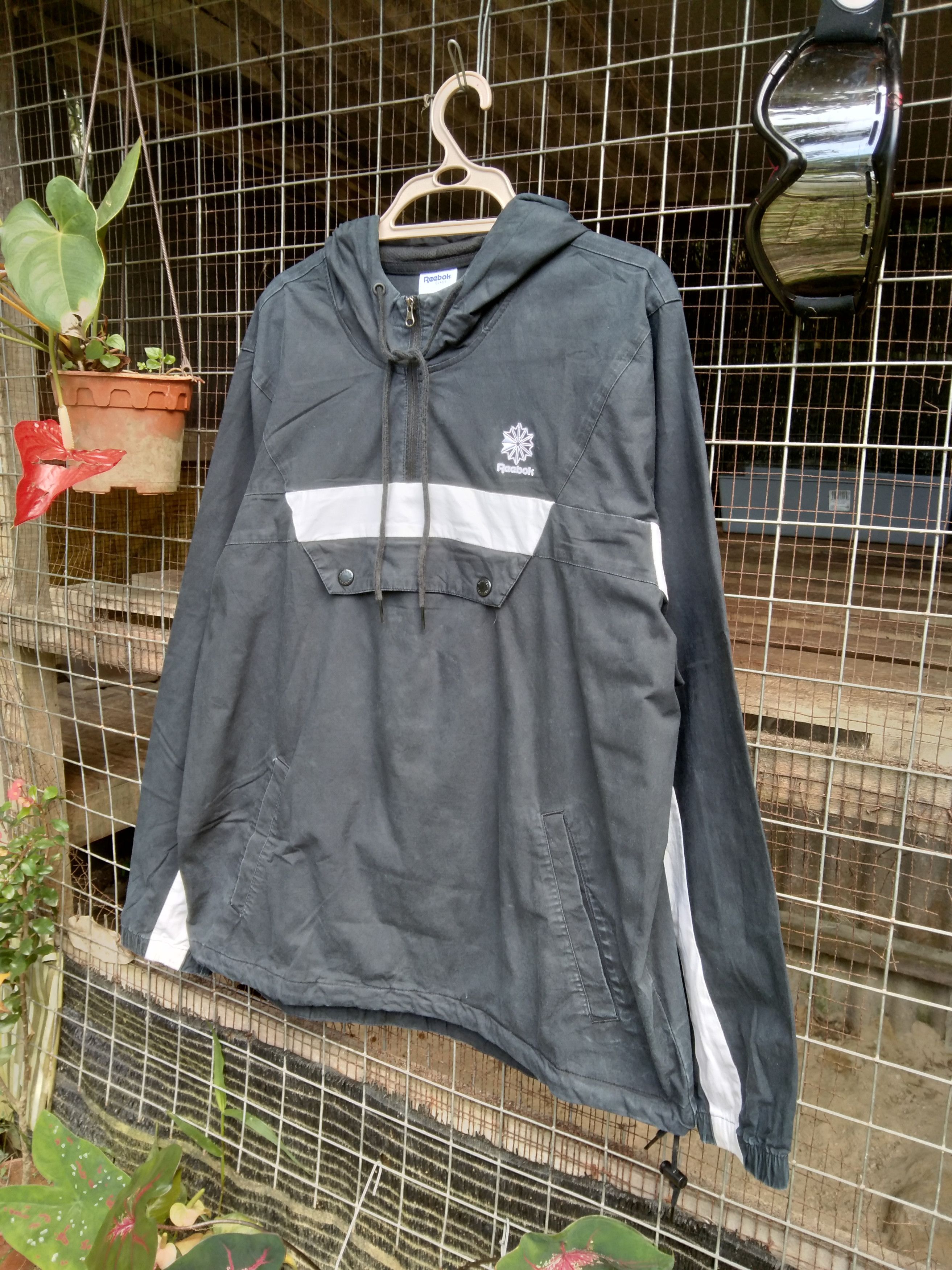 Reebok REEBOK ANORAK HOODIE JACKET PULL OVER Size US L / EU 52-54 / 3 - 2 Thumbnail