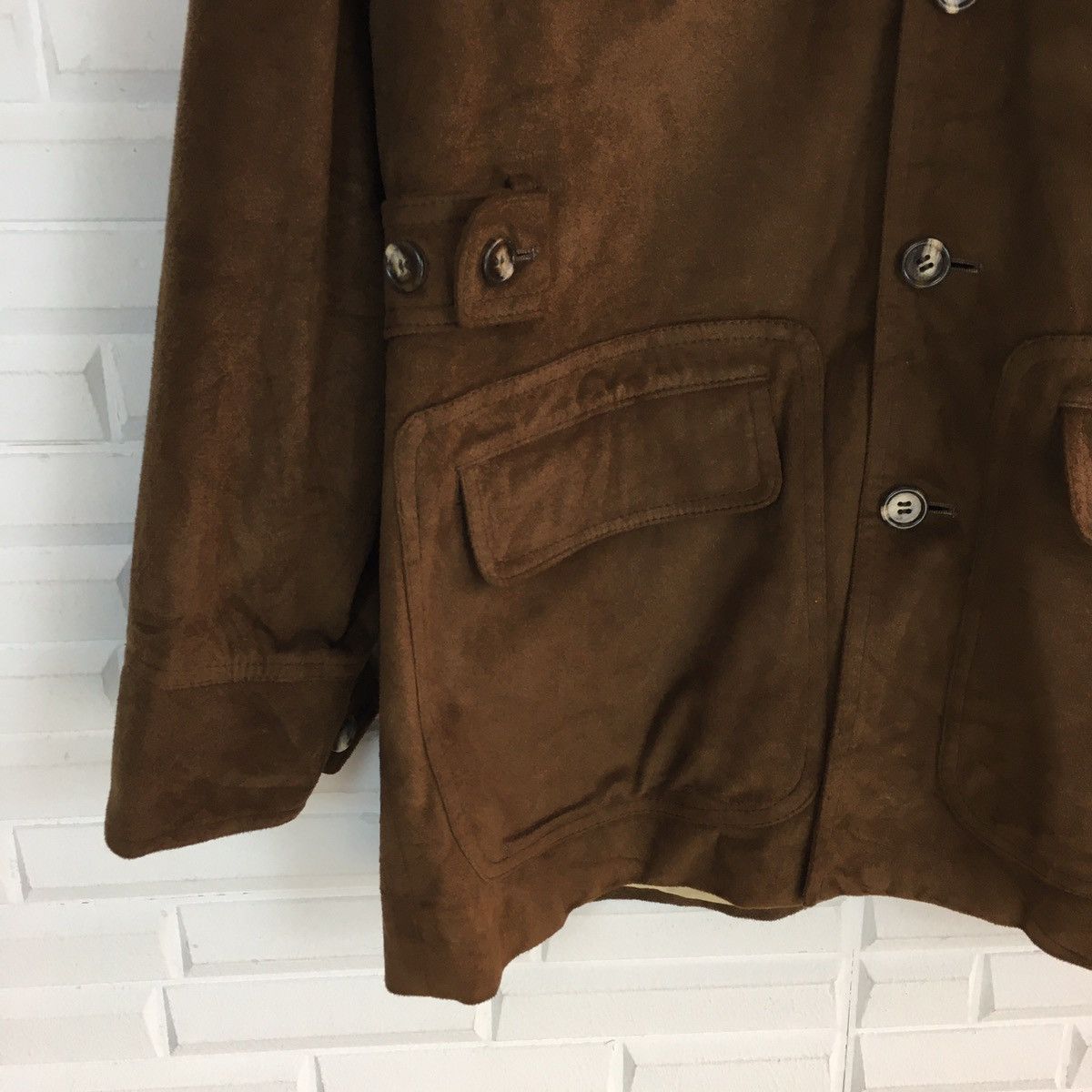 Japanese Brand Esquire Brown Suede Leather Jacket Size US M / EU 48-50 / 2 - 3 Thumbnail
