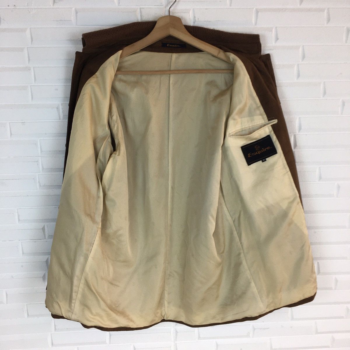 Japanese Brand Esquire Brown Suede Leather Jacket Size US M / EU 48-50 / 2 - 7 Thumbnail