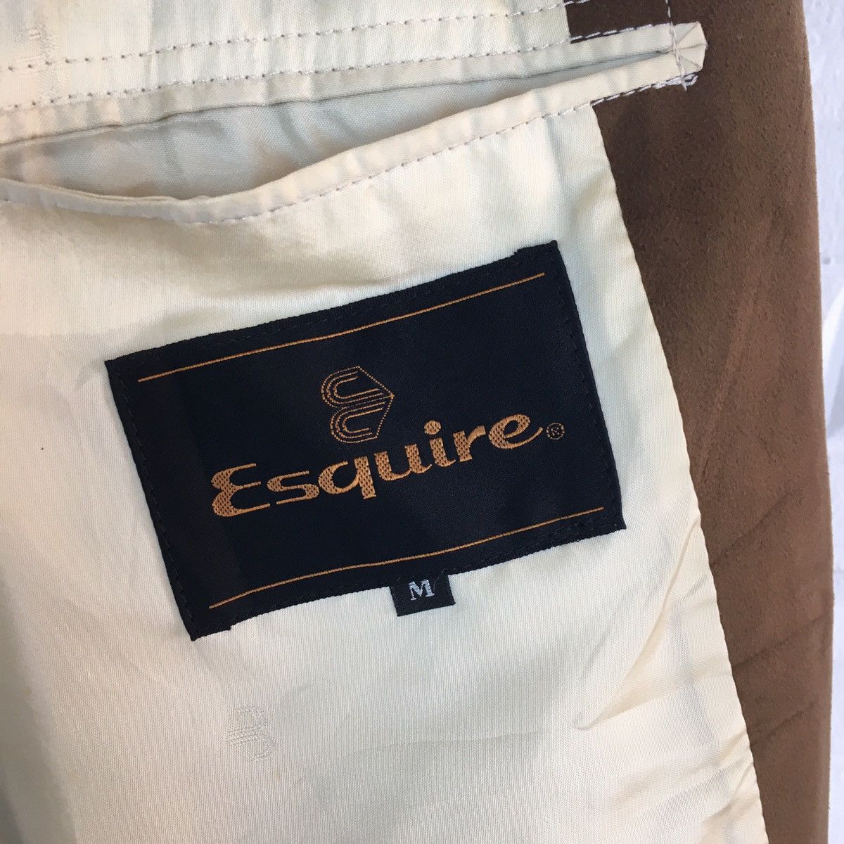 Japanese Brand Esquire Brown Suede Leather Jacket Size US M / EU 48-50 / 2 - 9 Thumbnail