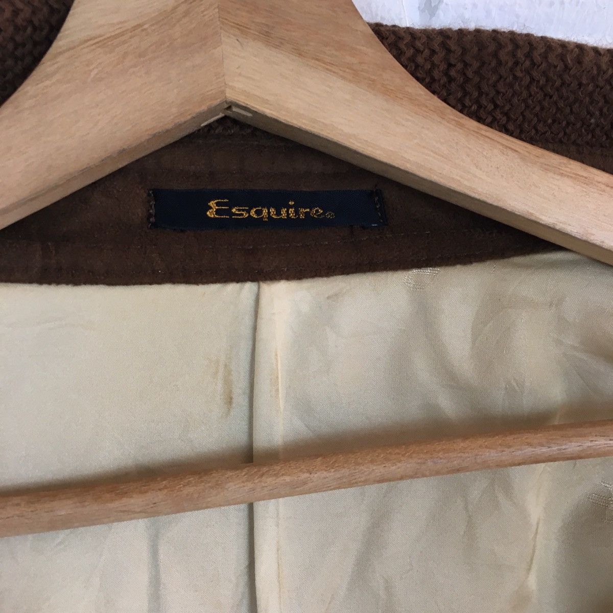 Japanese Brand Esquire Brown Suede Leather Jacket Size US M / EU 48-50 / 2 - 8 Thumbnail