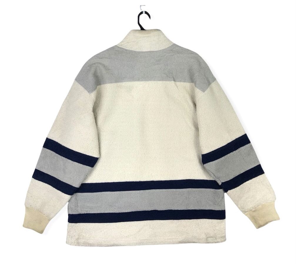 Adidas RARE🔥VTG 90’S ADIDAS SHERPA FLEECE TURTLE NECK PULLOVER Size US L / EU 52-54 / 3 - 2 Thumbnail