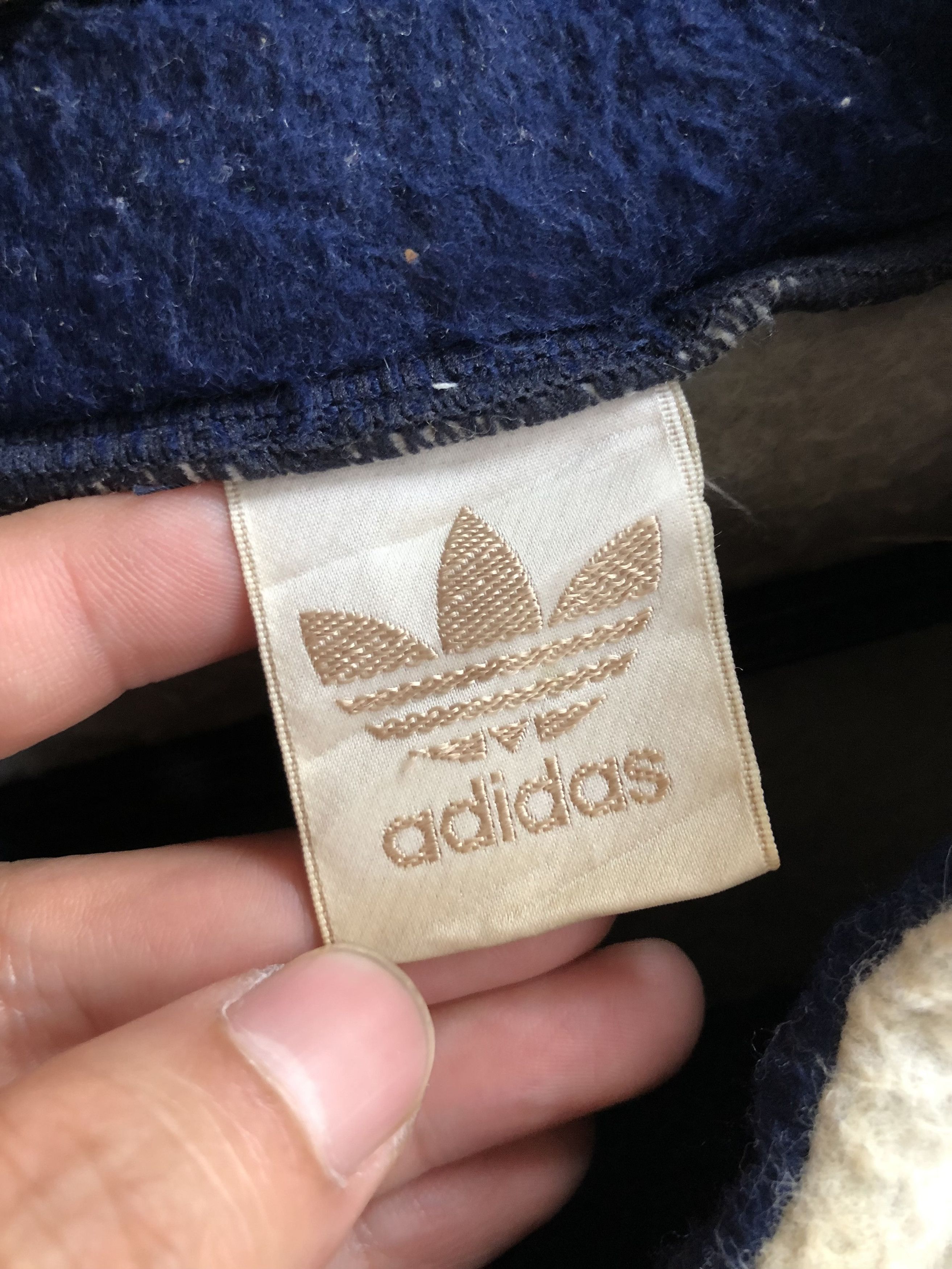 Adidas RARE🔥VTG 90’S ADIDAS SHERPA FLEECE TURTLE NECK PULLOVER Size US L / EU 52-54 / 3 - 8 Thumbnail
