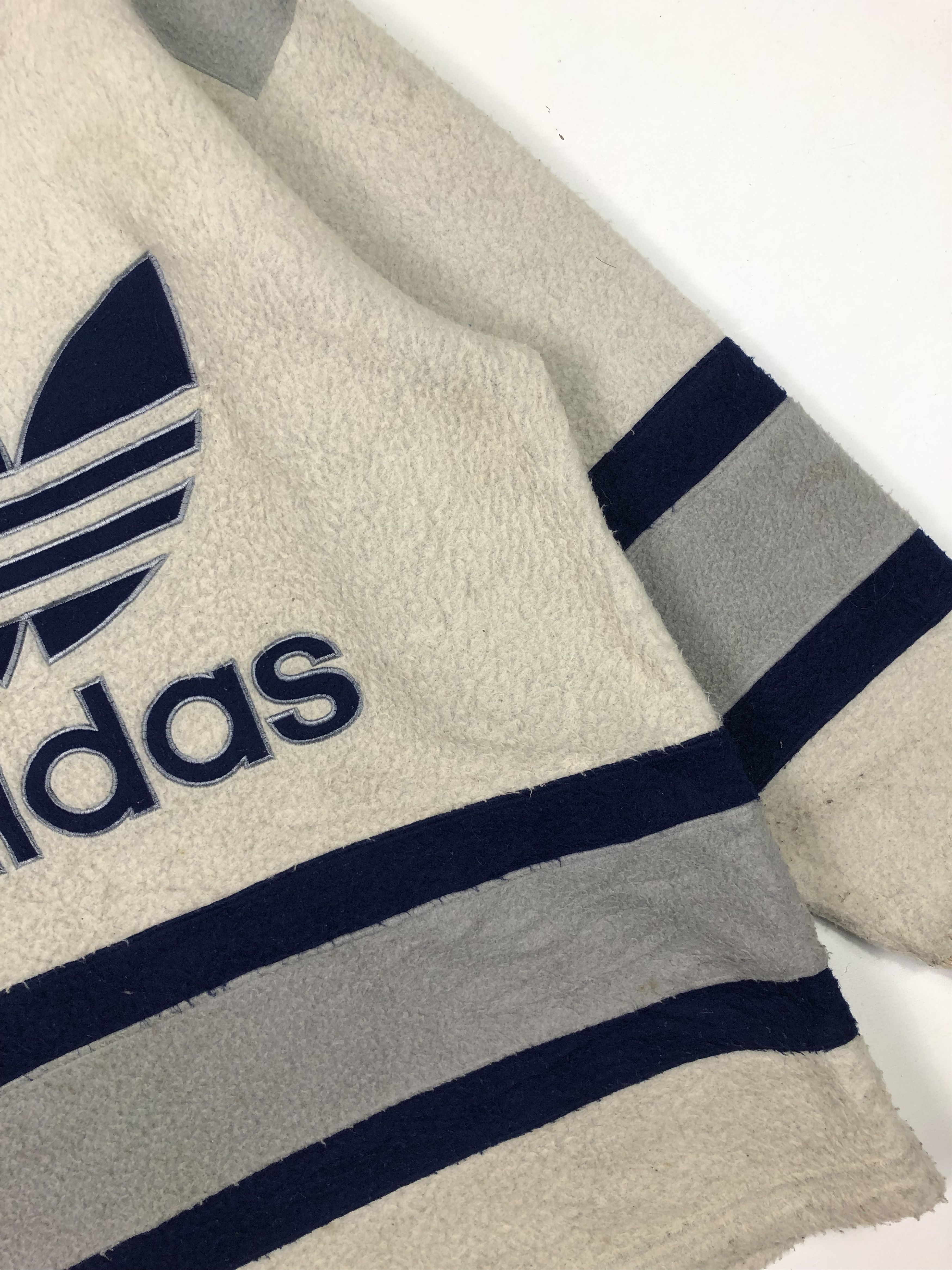 Adidas RARE🔥VTG 90’S ADIDAS SHERPA FLEECE TURTLE NECK PULLOVER Size US L / EU 52-54 / 3 - 4 Thumbnail