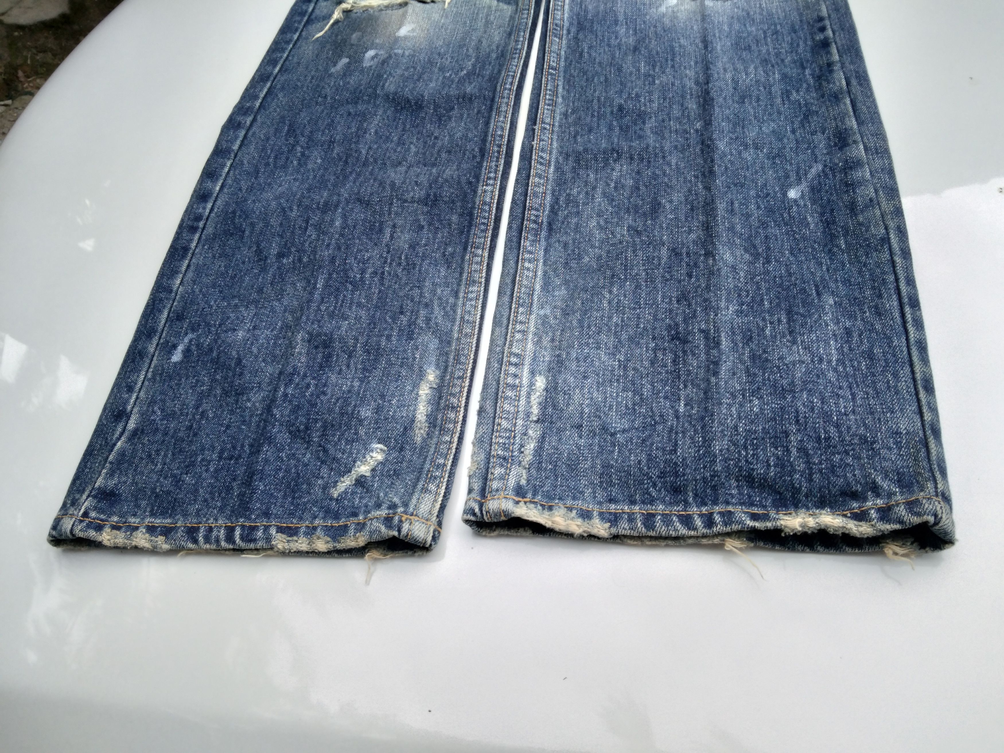 Japanese Brand RARE RED PEPPER DISTRESS DENIM Size US 32 / EU 48 - 16 Thumbnail