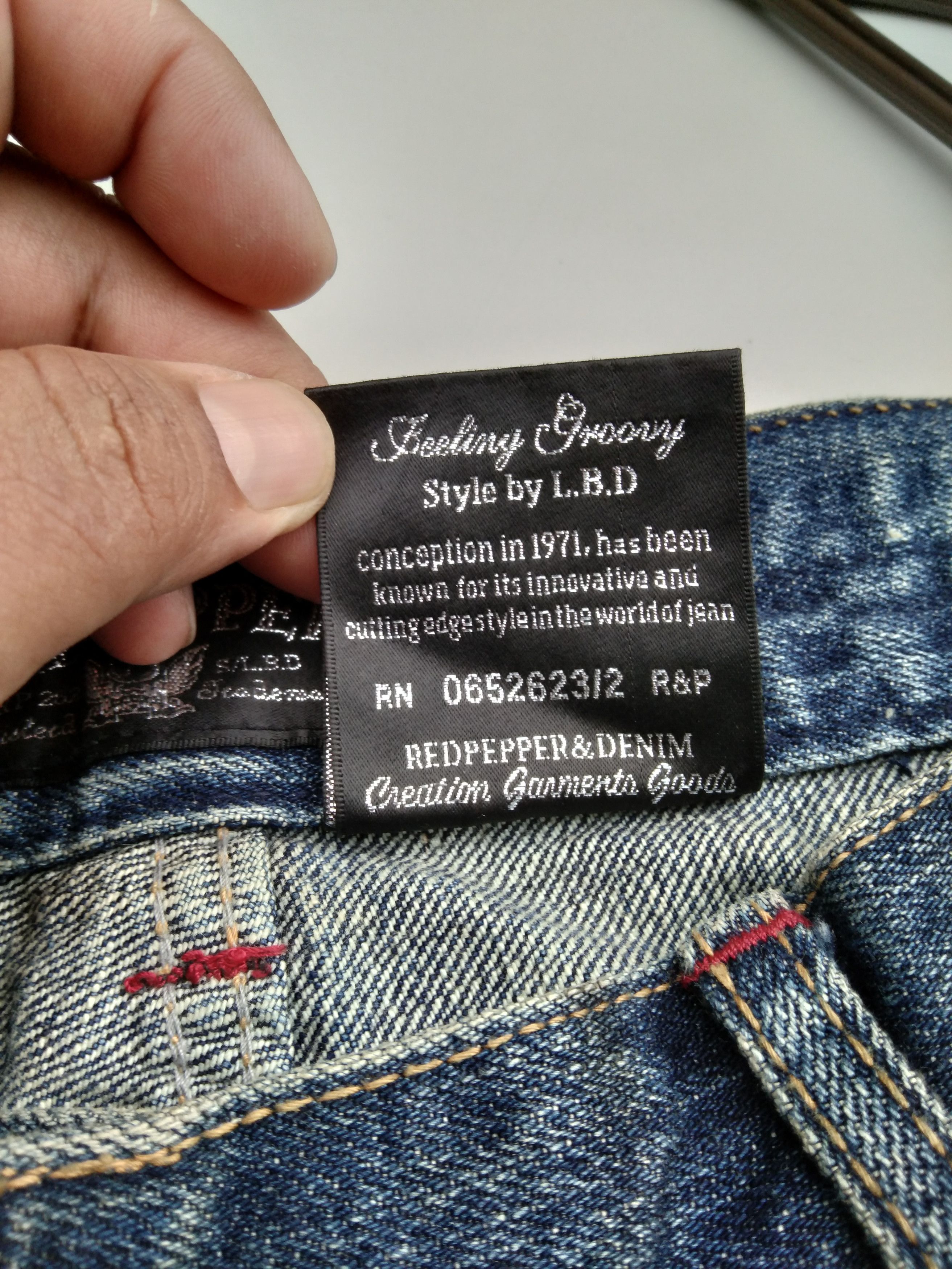 Japanese Brand RARE RED PEPPER DISTRESS DENIM Size US 32 / EU 48 - 14 Thumbnail