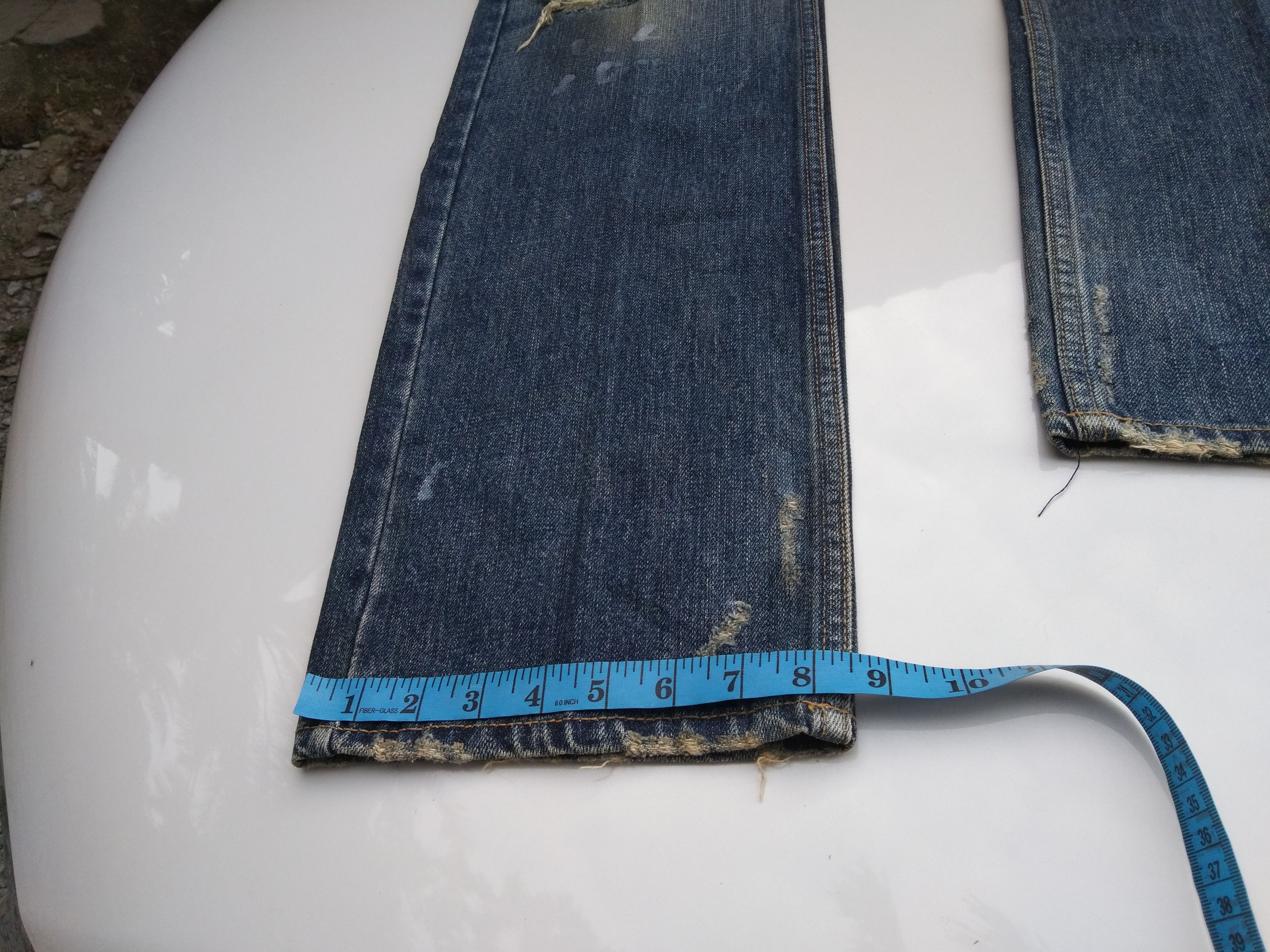 Japanese Brand RARE RED PEPPER DISTRESS DENIM Size US 32 / EU 48 - 21 Thumbnail