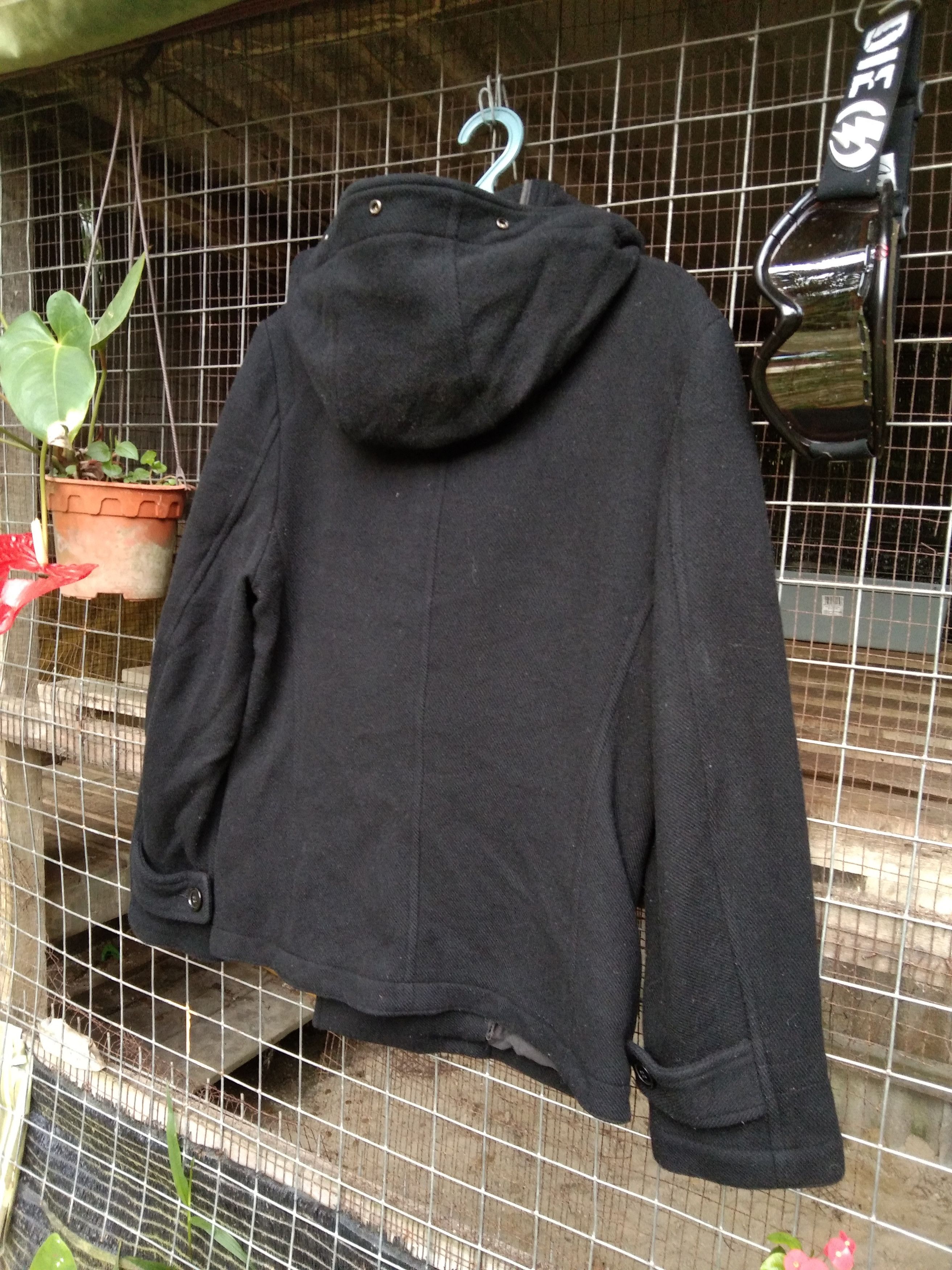 CABANE de ZUCCa × Issey Miyake CABANE DE ZUCCA DOUBLE BREAST WOOL COAT Size US S / EU 44-46 / 1 - 4 Thumbnail